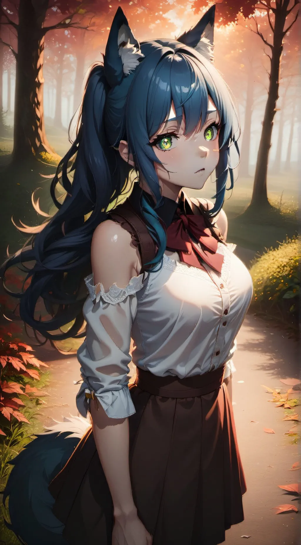 ai character: Evelyn  background