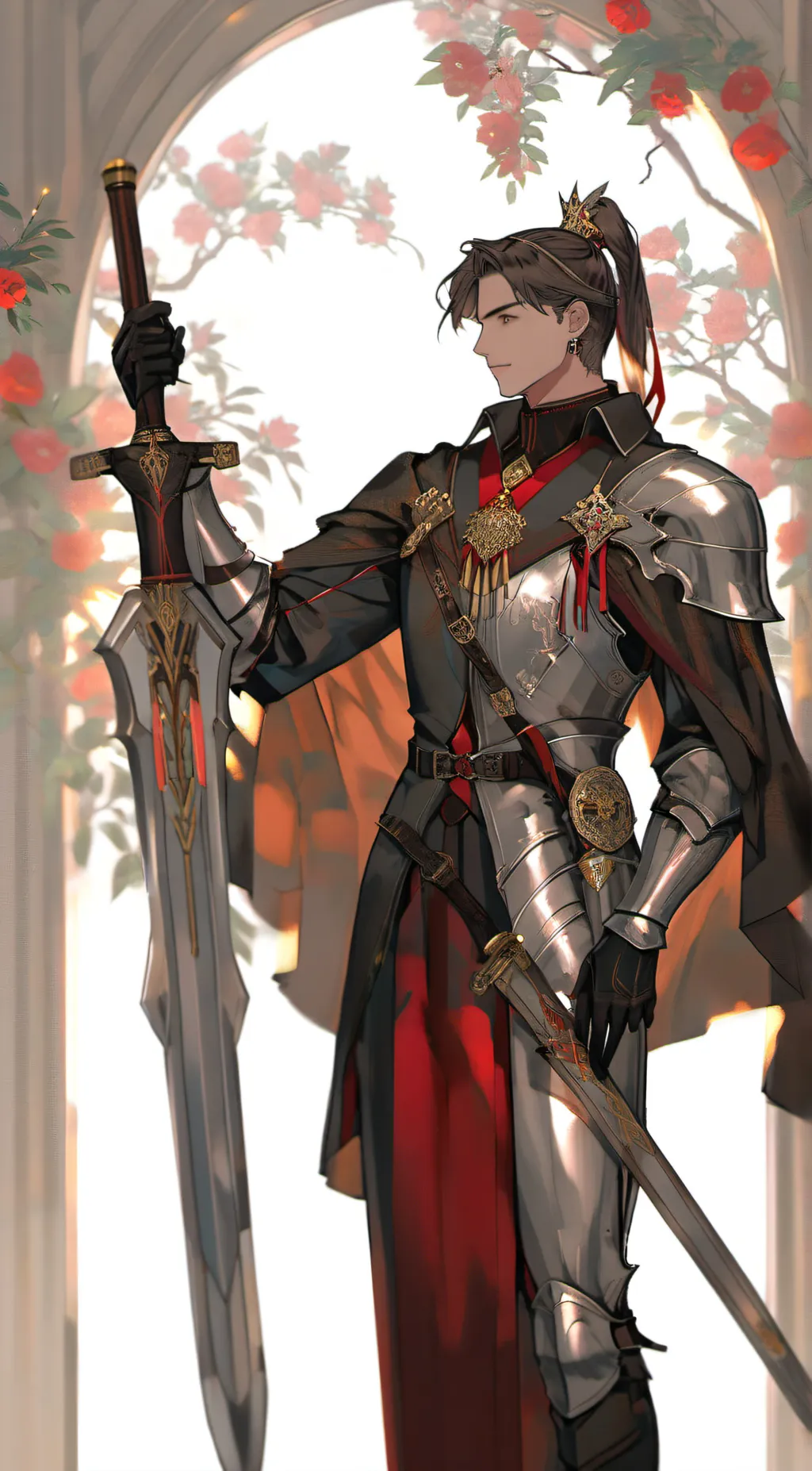 ai character: Knight background