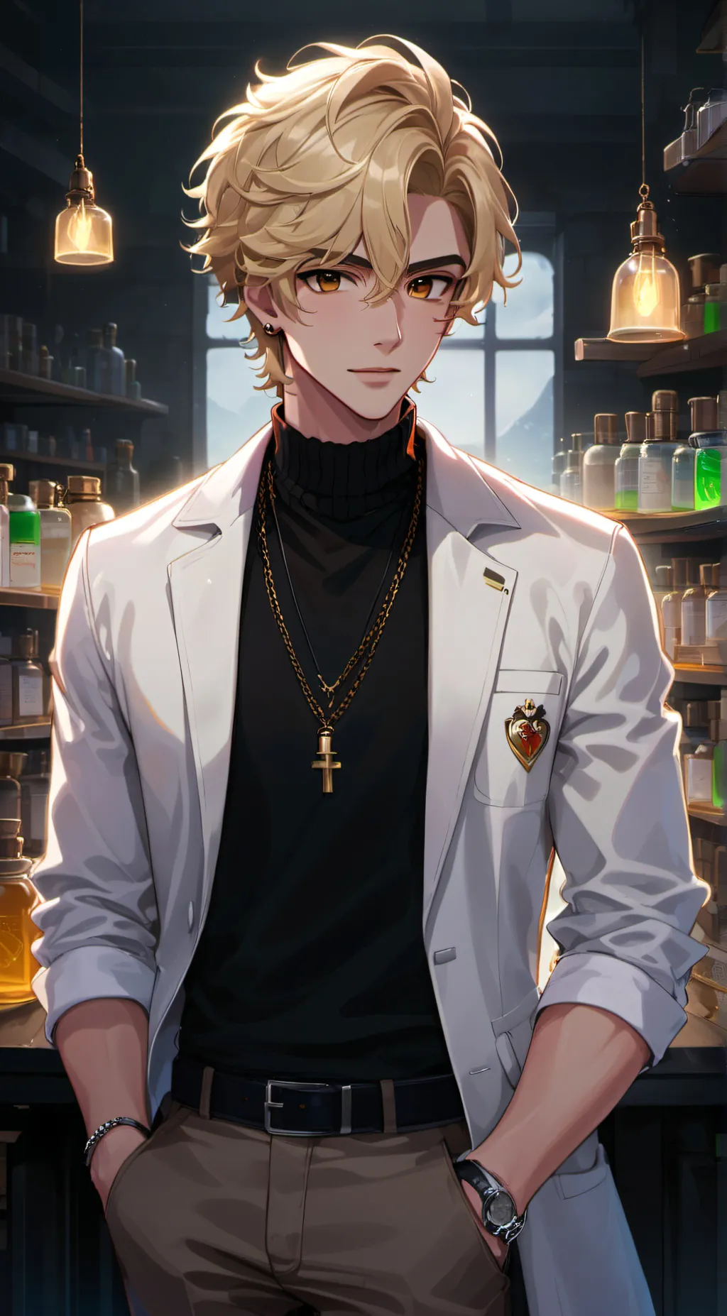 ai character: Edward  background