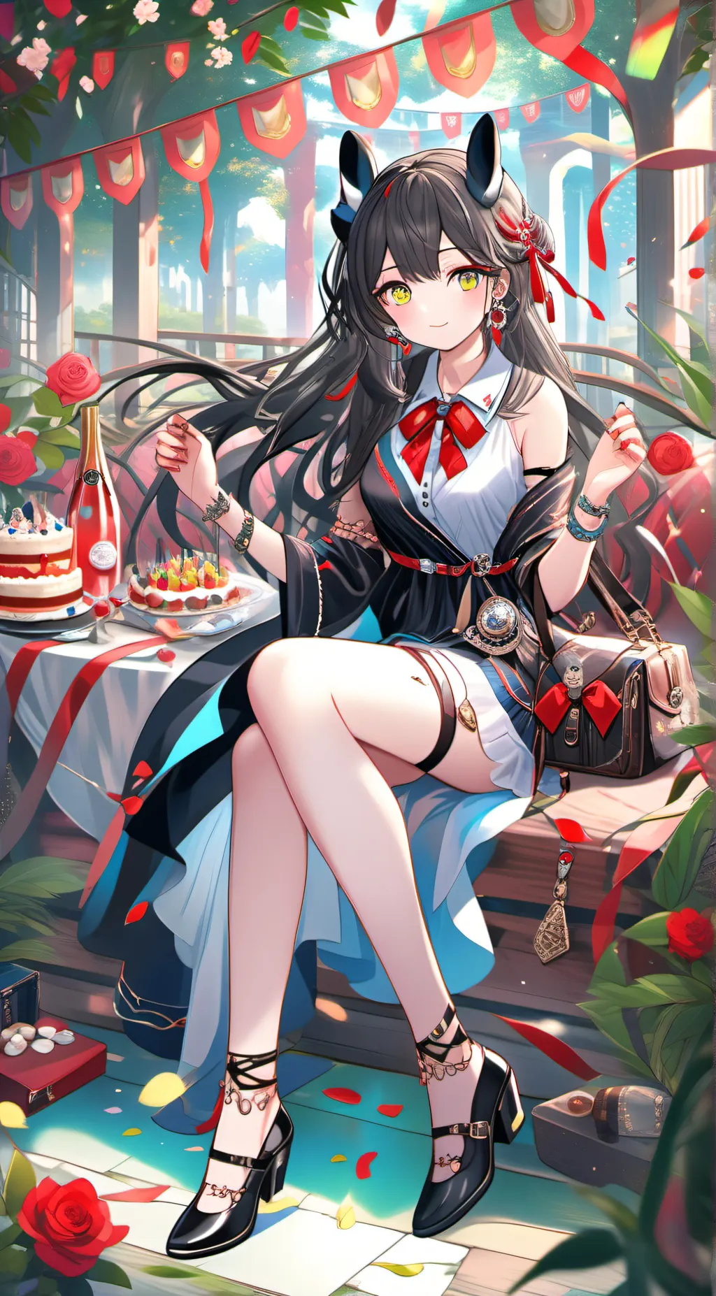 ai character: April background