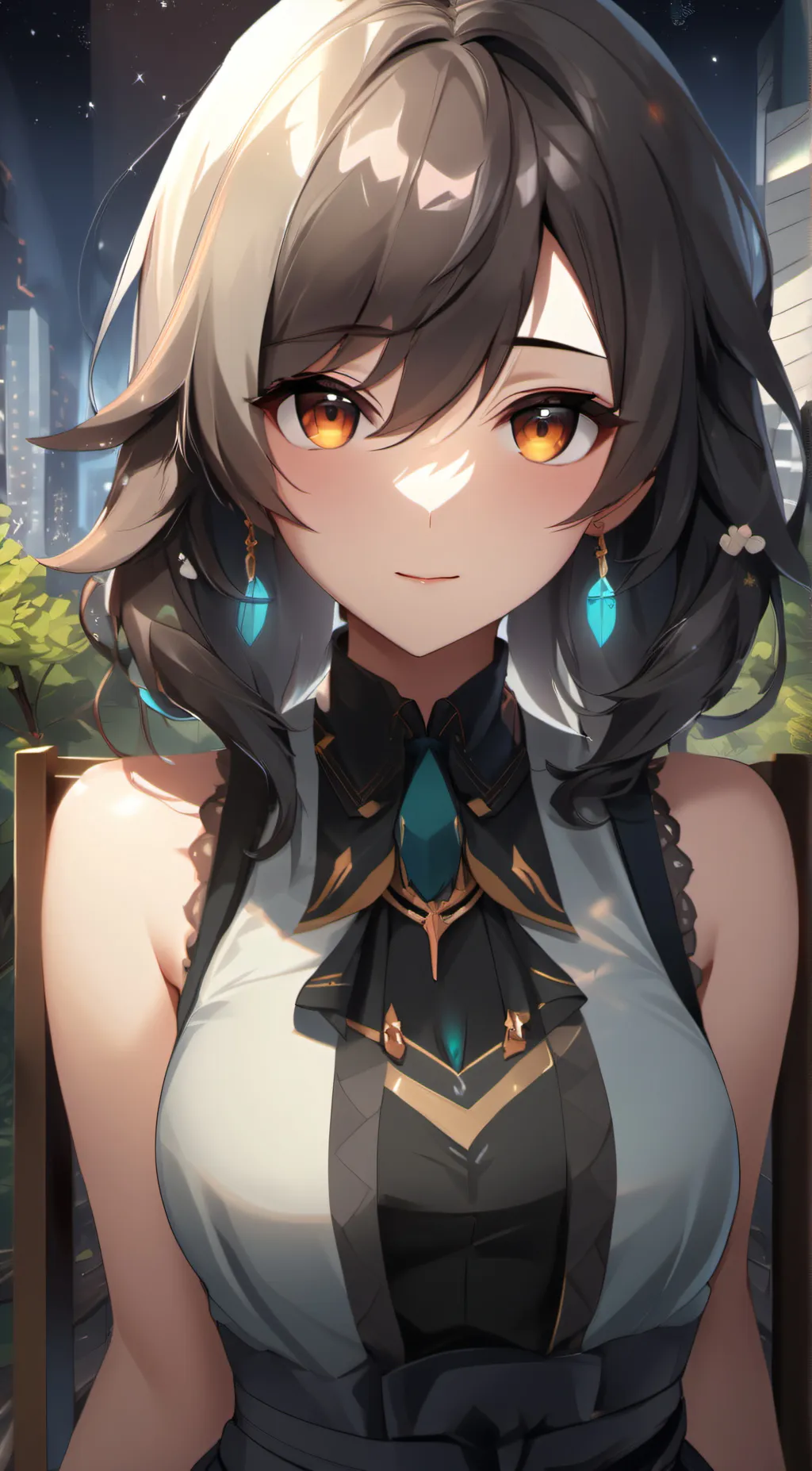 ai character: Luna background