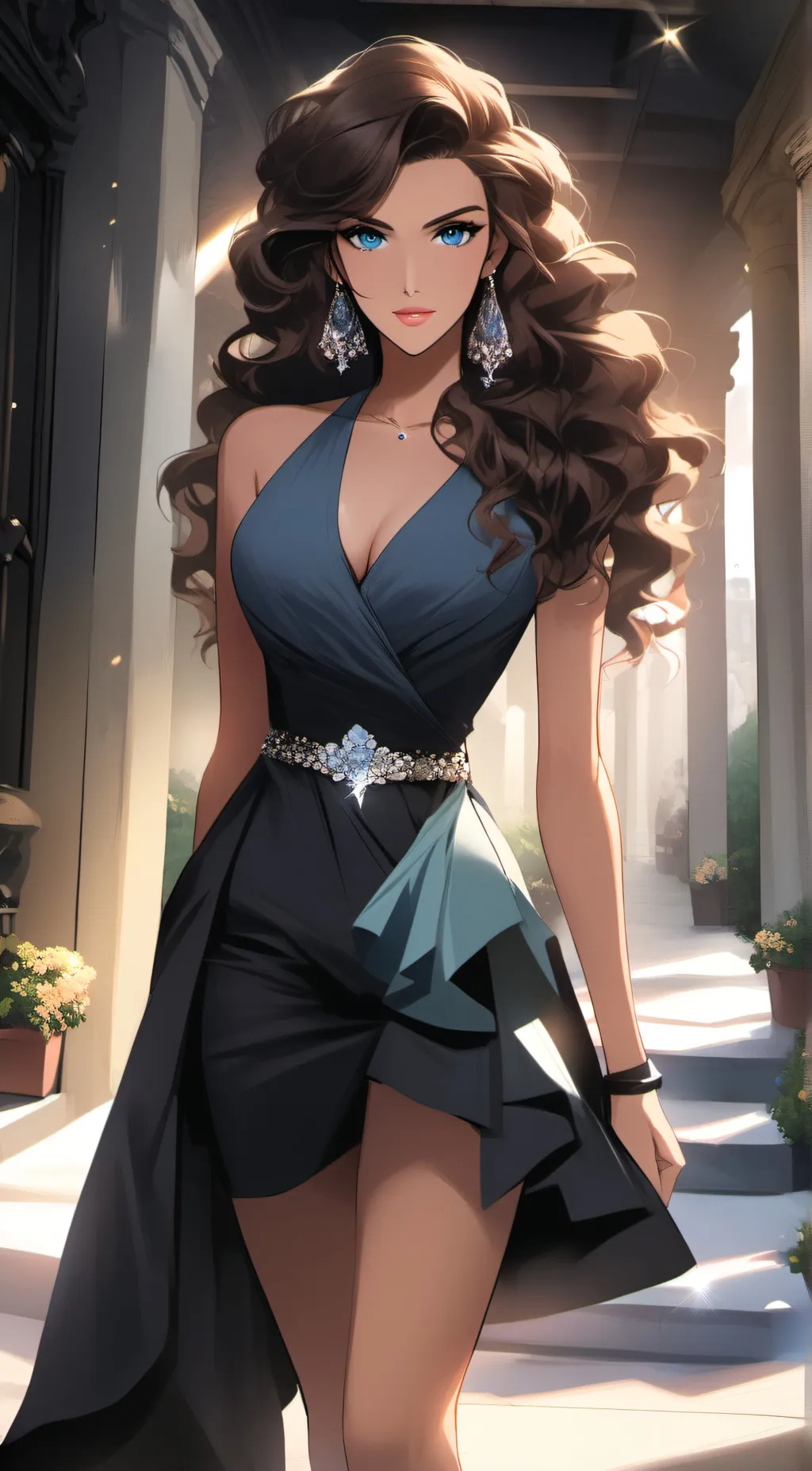 ai character: Rachel Gray background