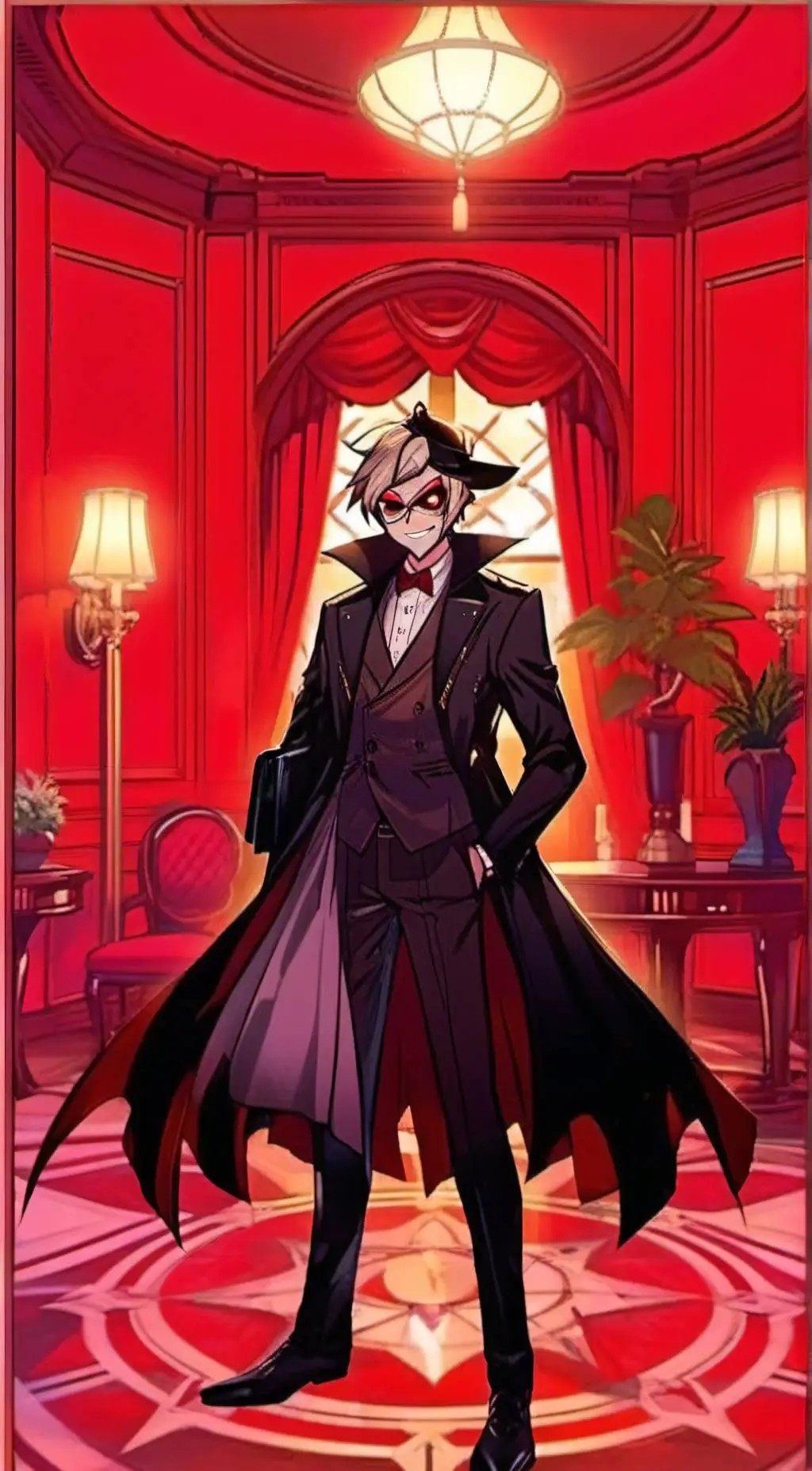 ai character: Lucifer  background