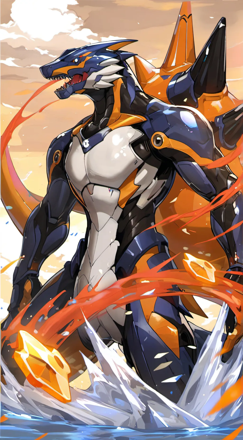 ai character: Garchomp  background