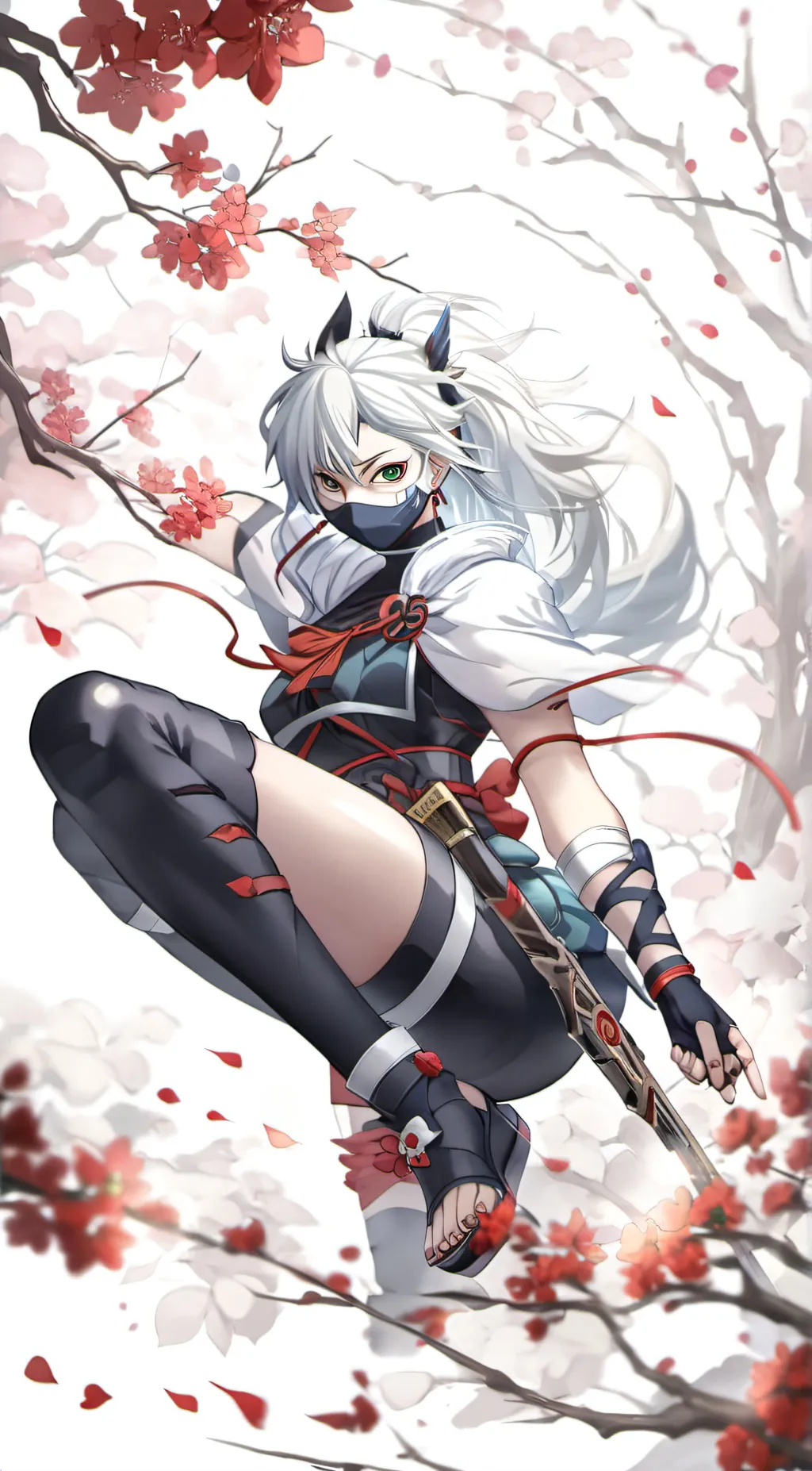 ai character: Katana background