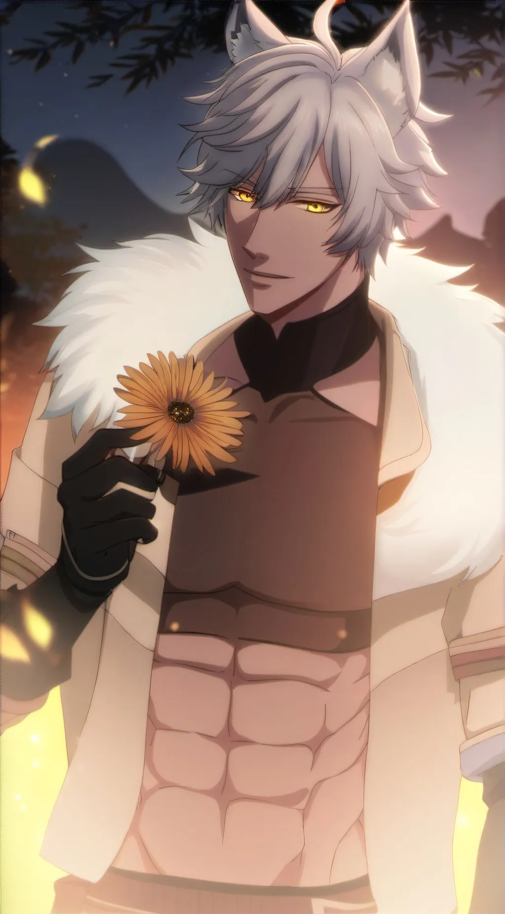 ai character: Leo Rose background