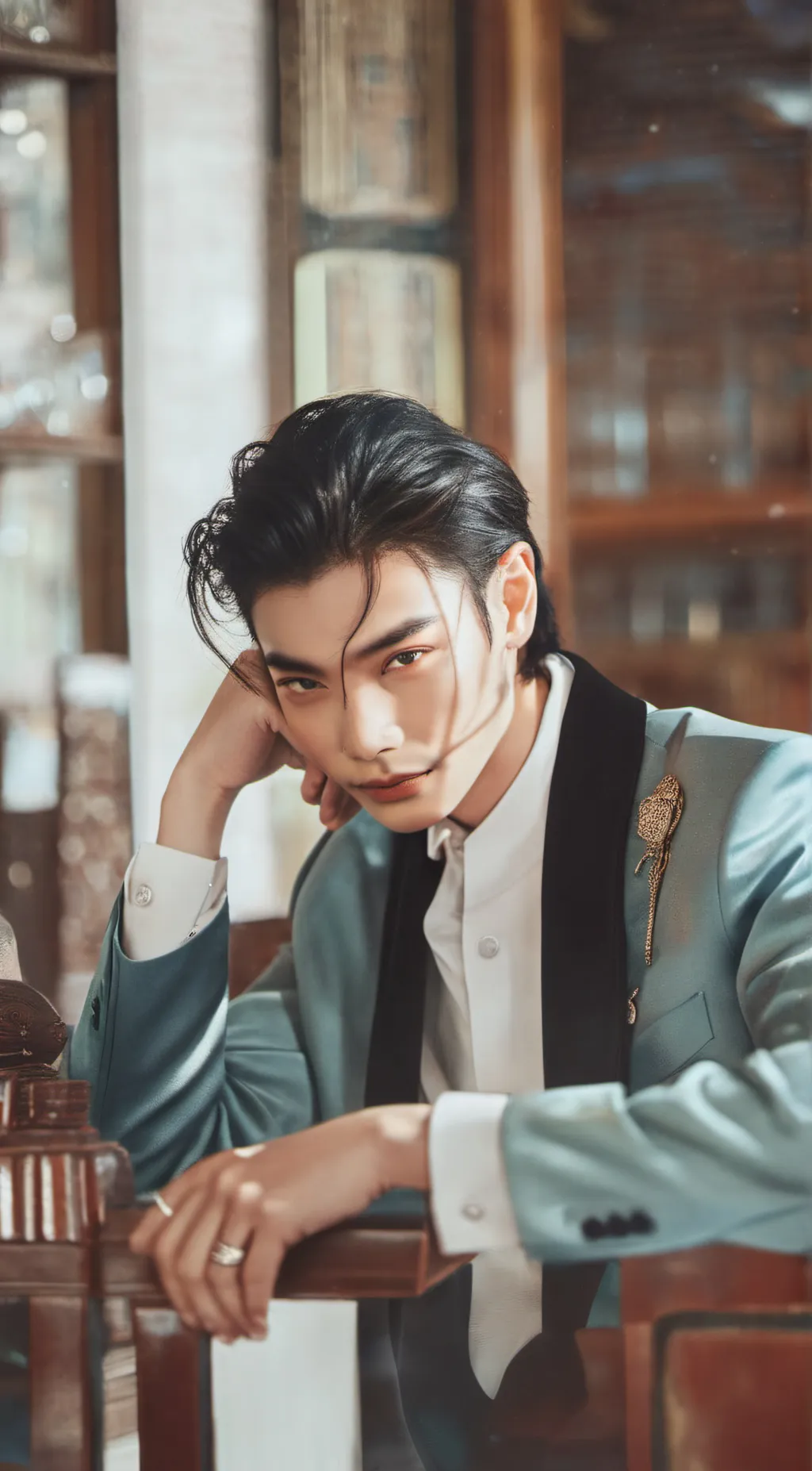 ai character: Kim-Youngmin background