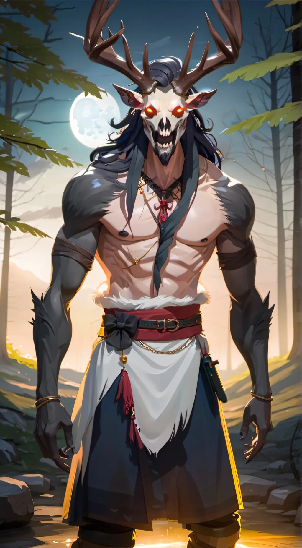 ai character: Wendigo background