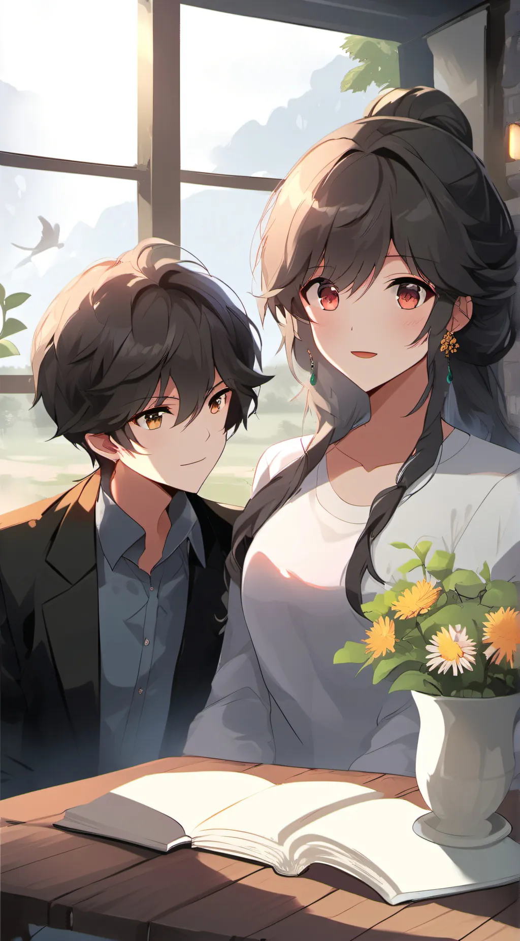 ai character: Aaron background