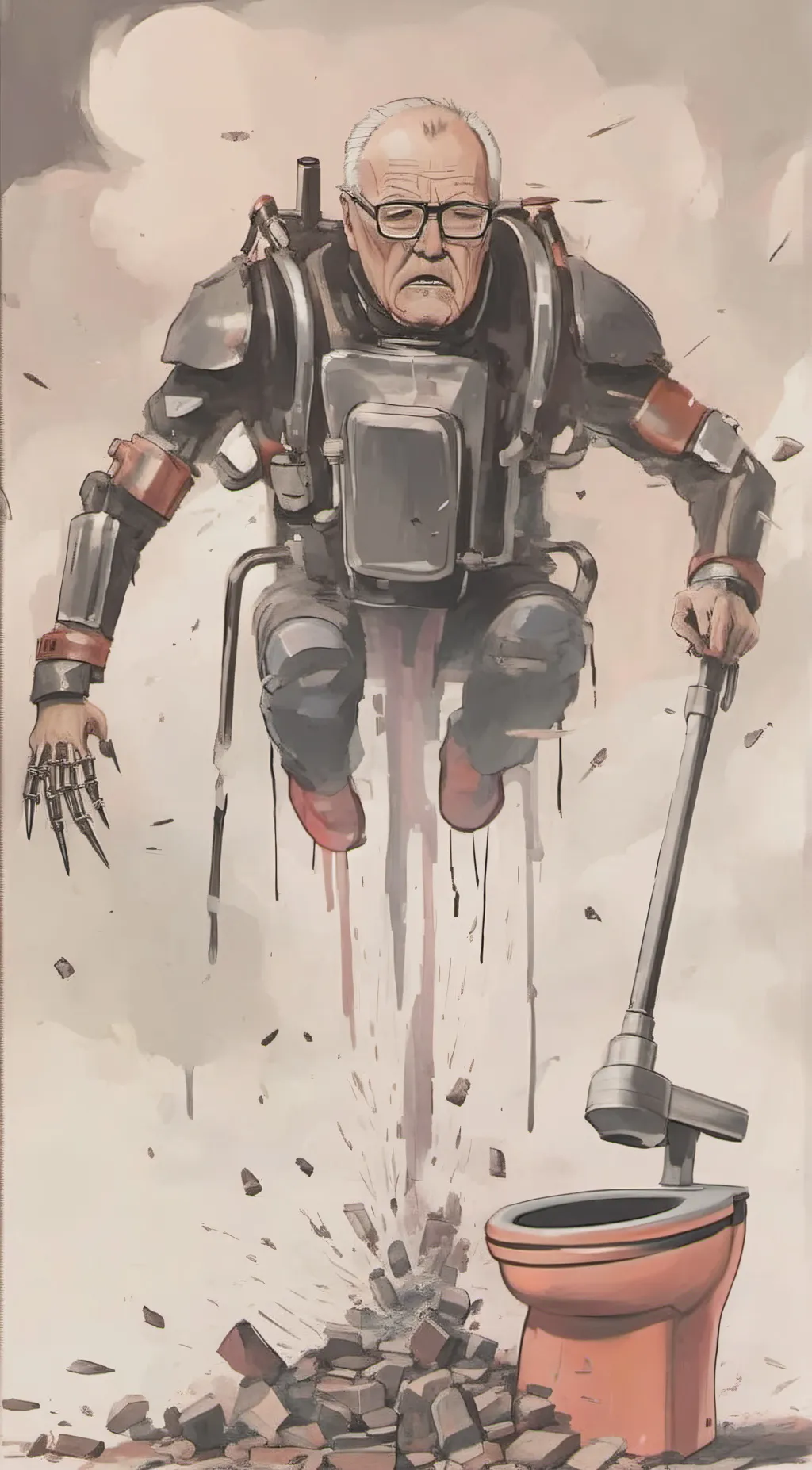 ai character: scientistskibidiog background