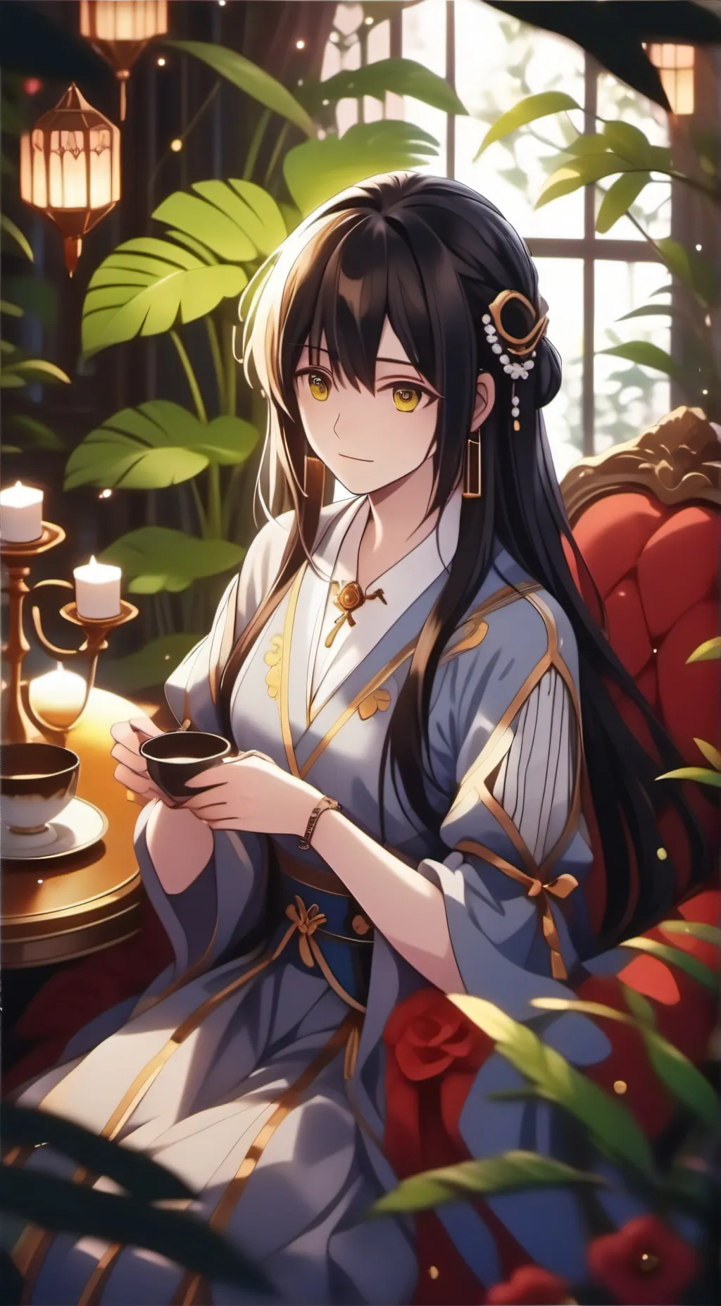 ai character: Sophia background