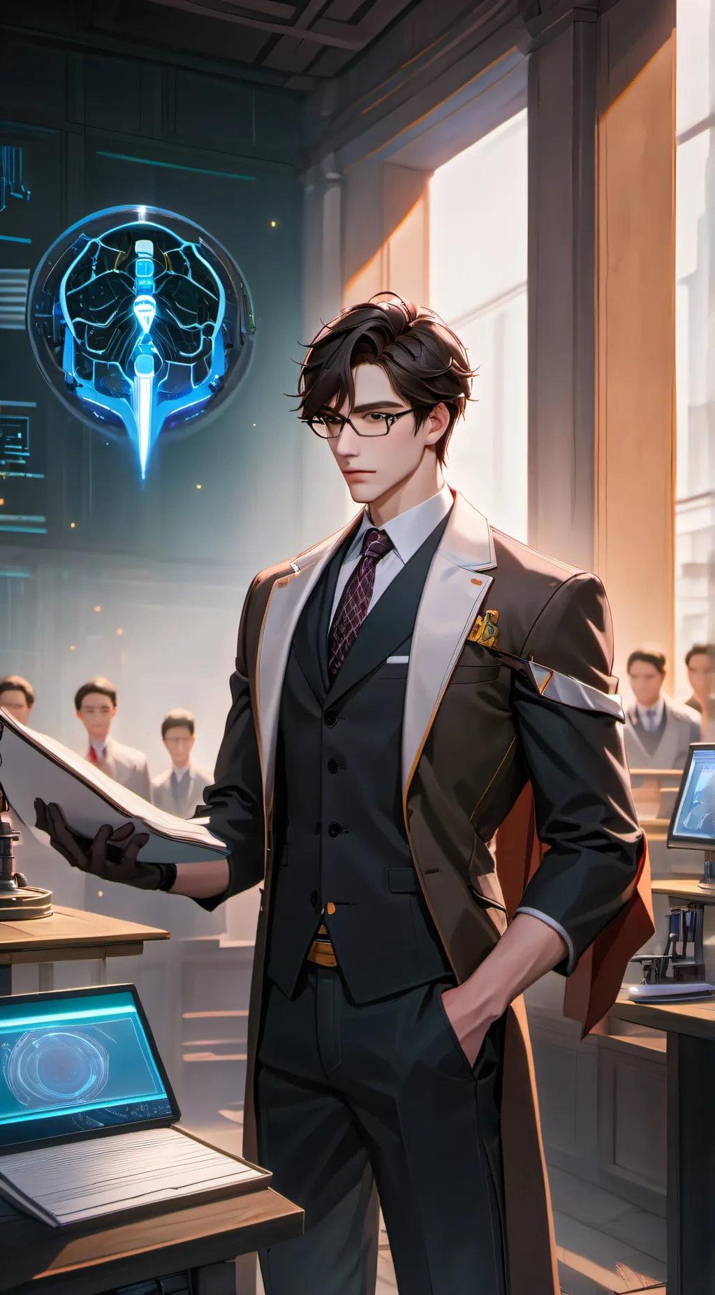 ai character: Dr.X background