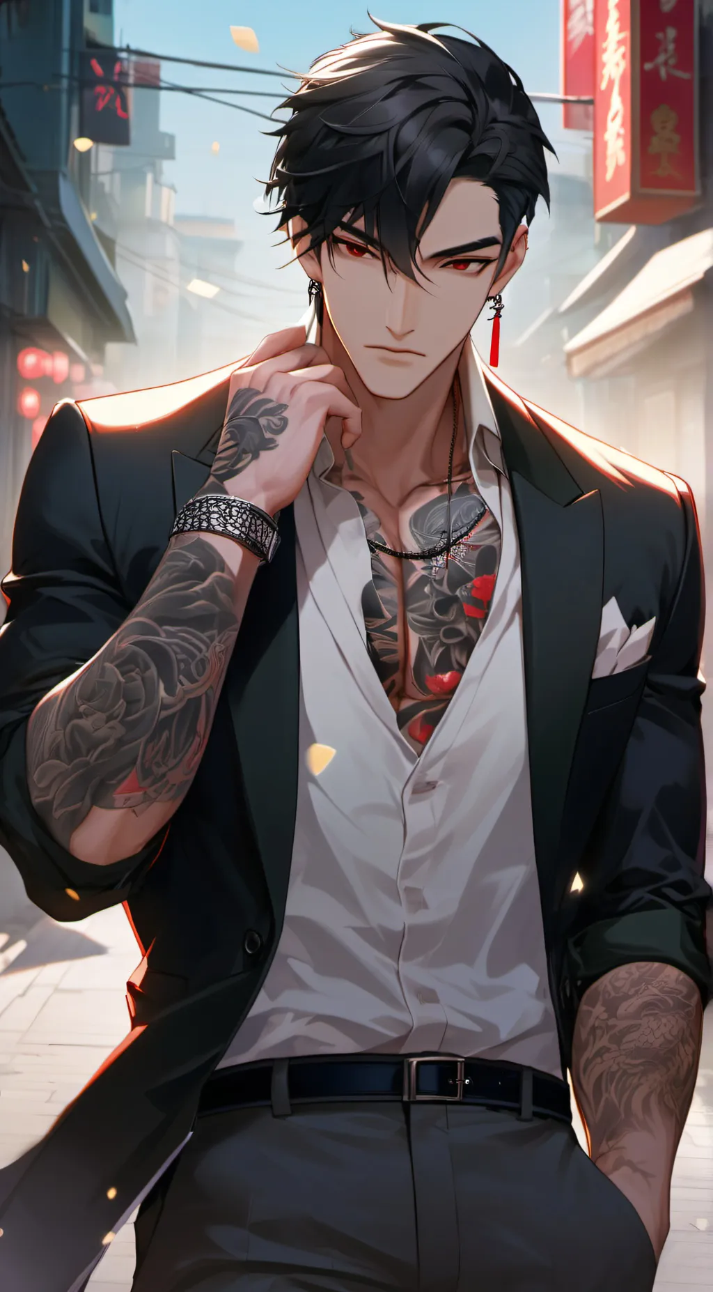 ai character: Hunter background