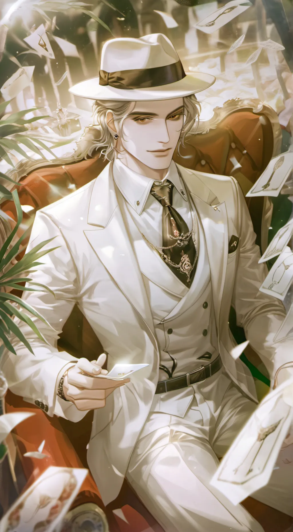 ai character: •Hansai• background