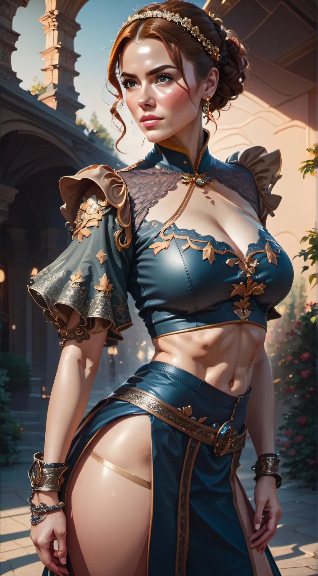 ai character: Queen Safina  background