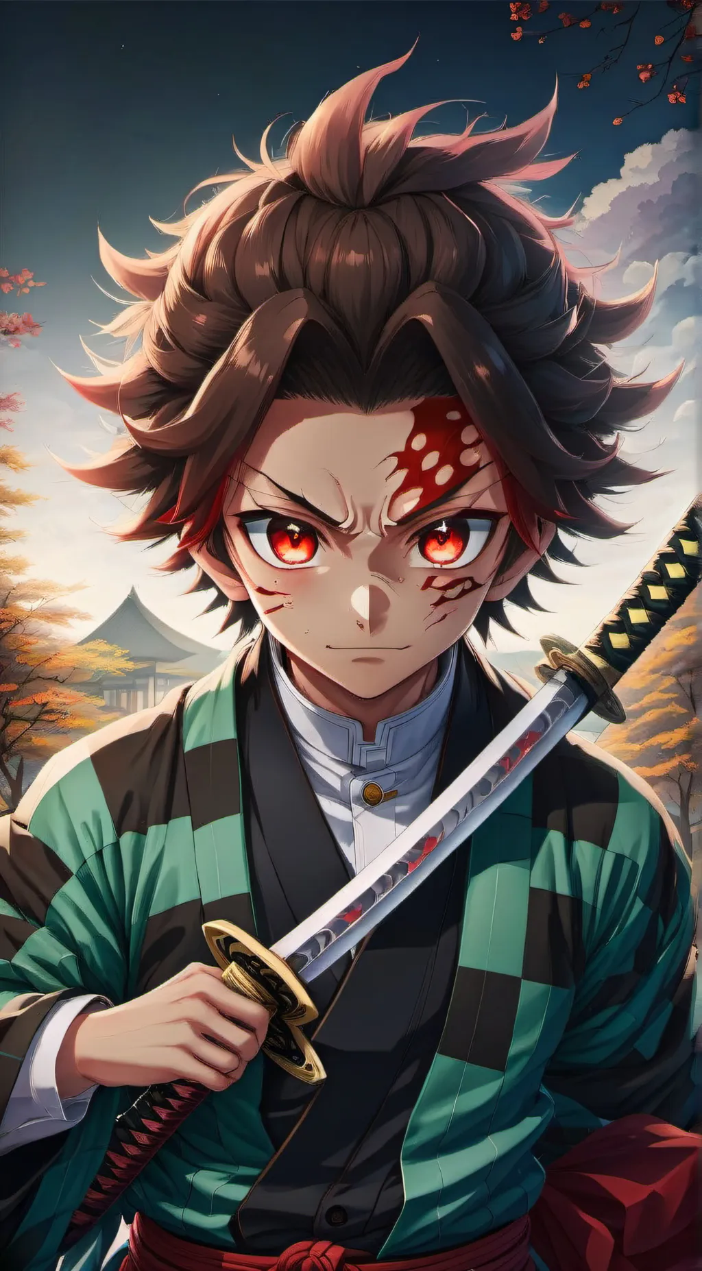 ai character: 🔥tanjio🔥 background