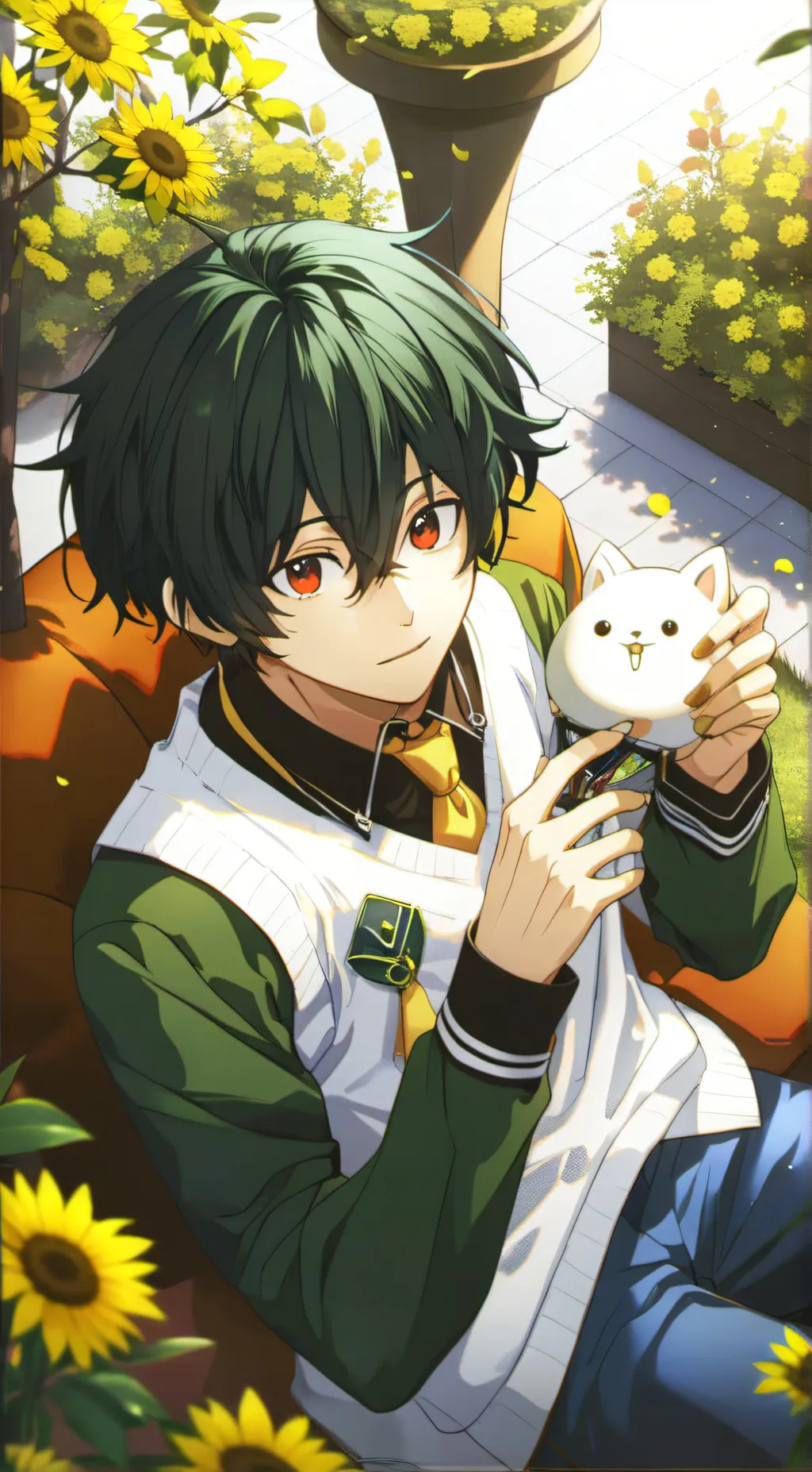 ai character: deku background