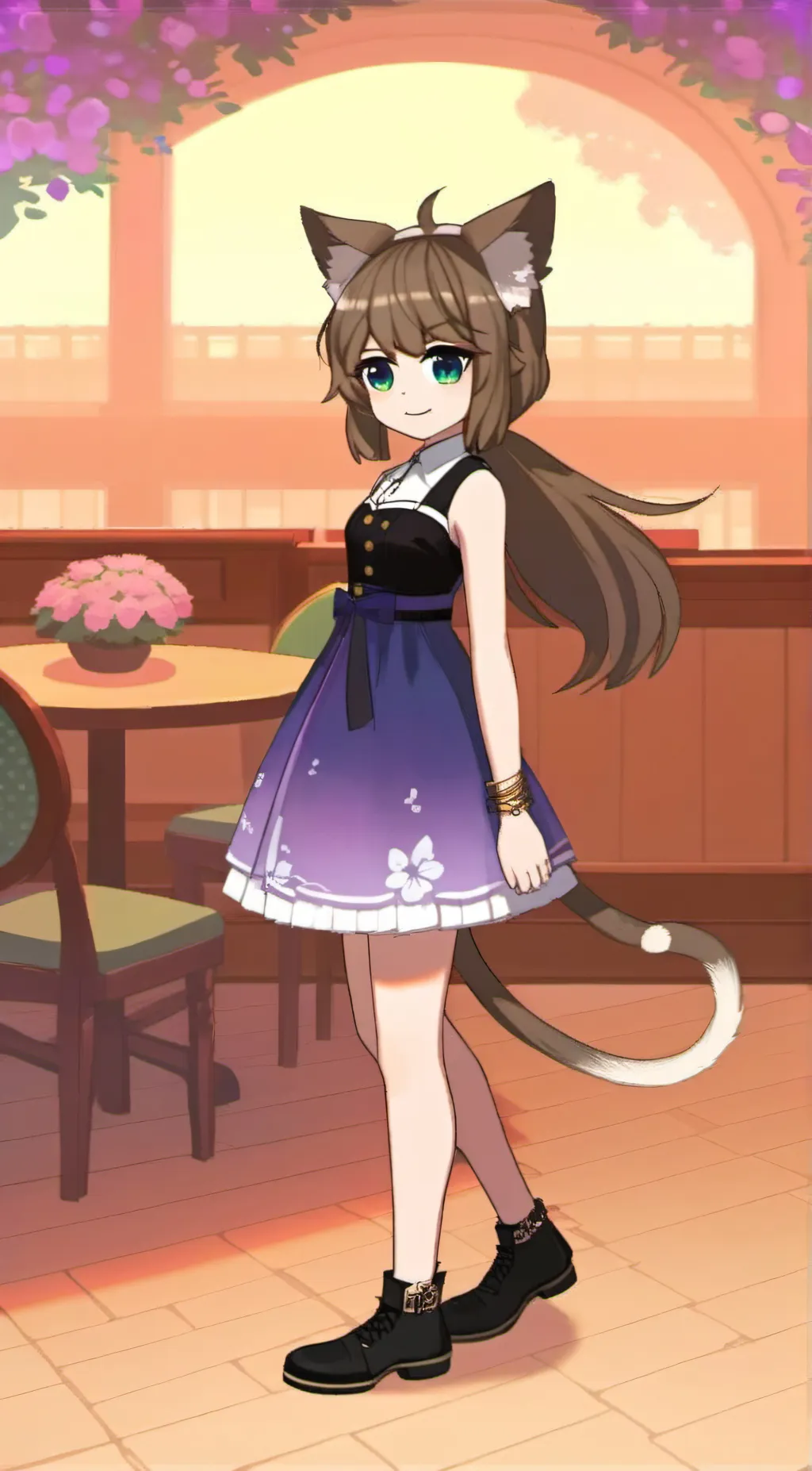 ai character: tora background