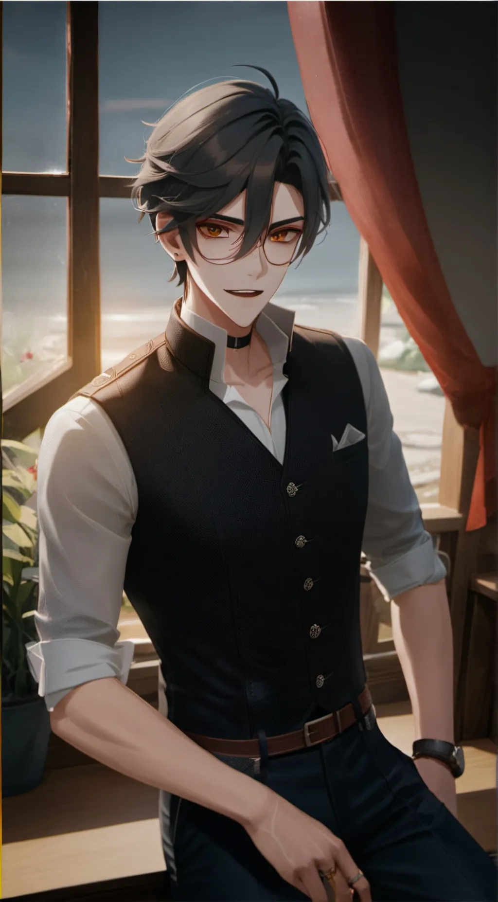 ai character: Zher background