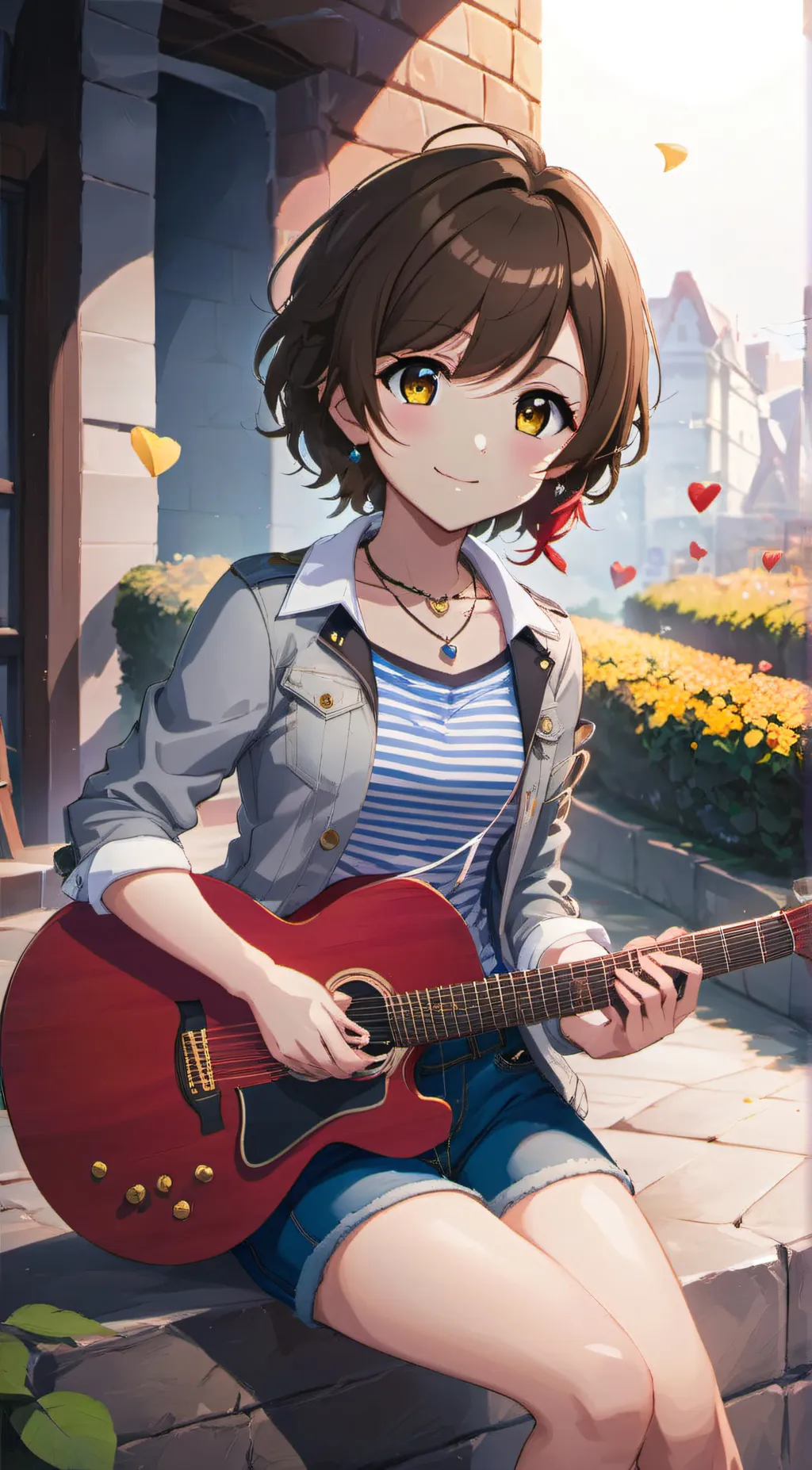 ai character: Emily Marino  background