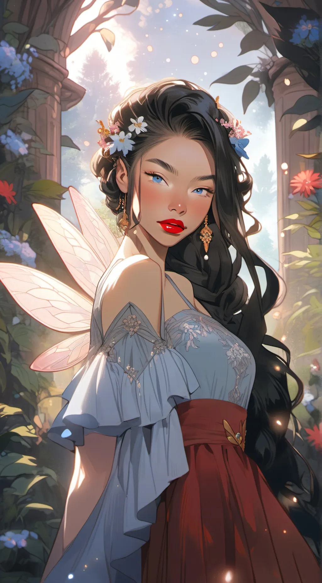 ai character: holly background