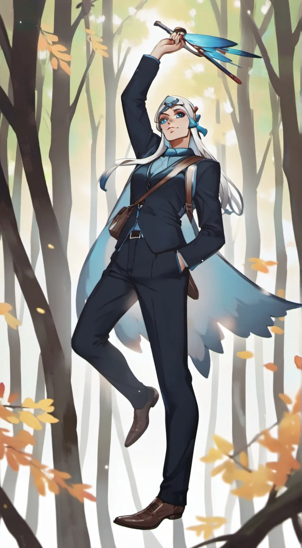 ai character: johnny joestar  background