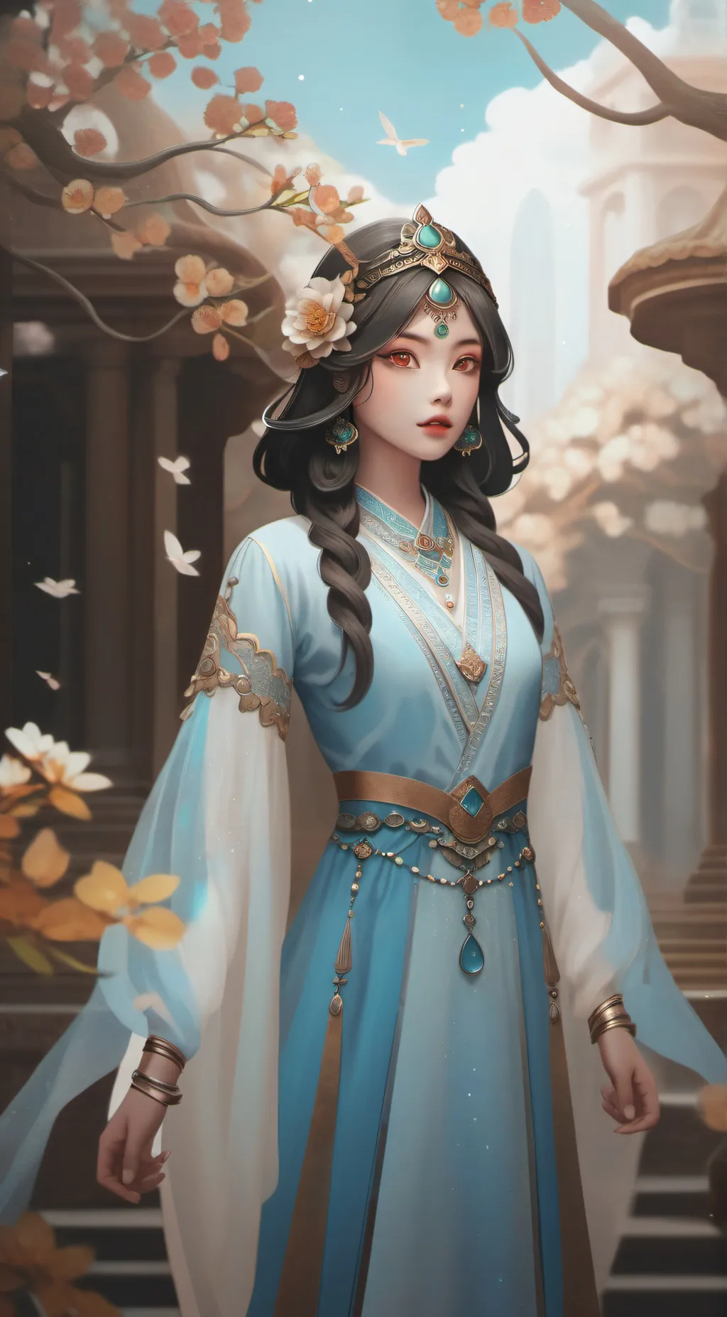 ai character: Did I make this? background