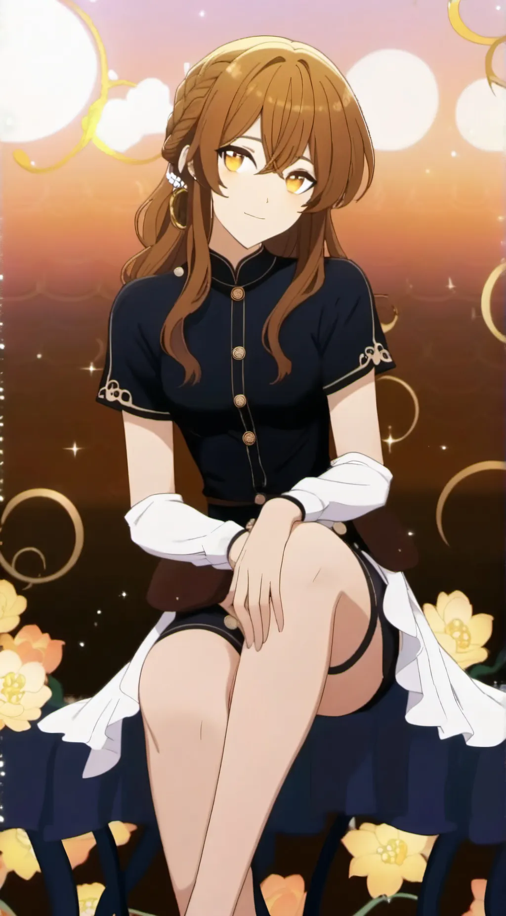 ai character: Rose background