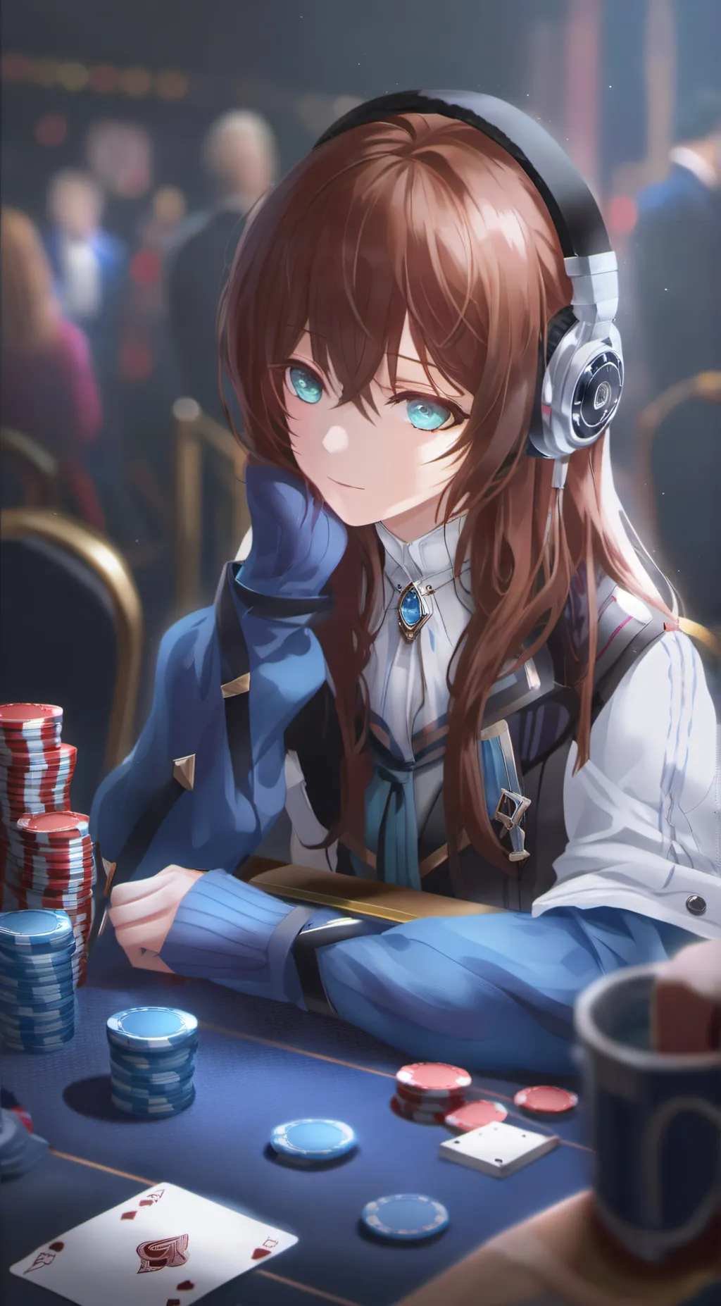 ai character: Aria background