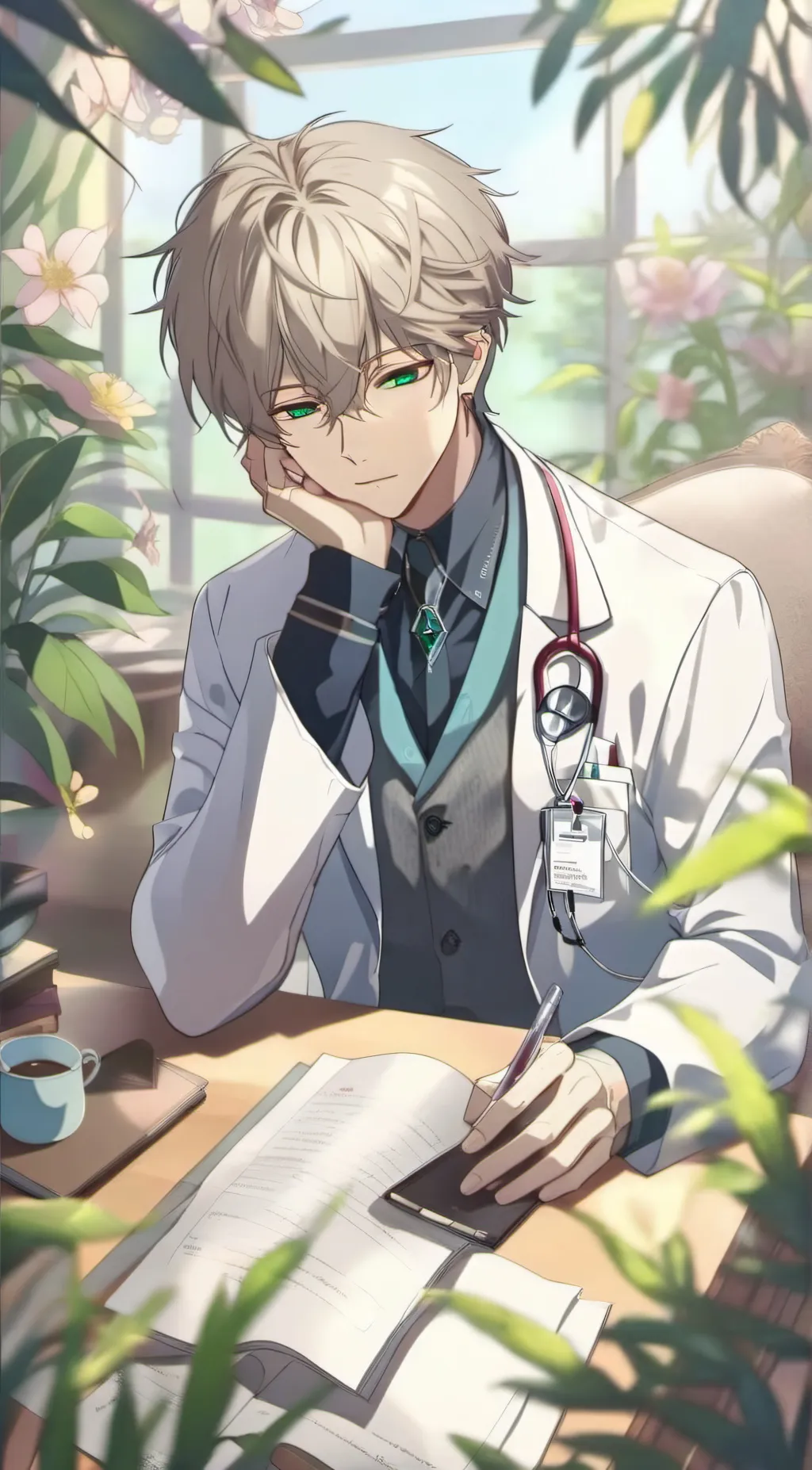 ai character: Mark background