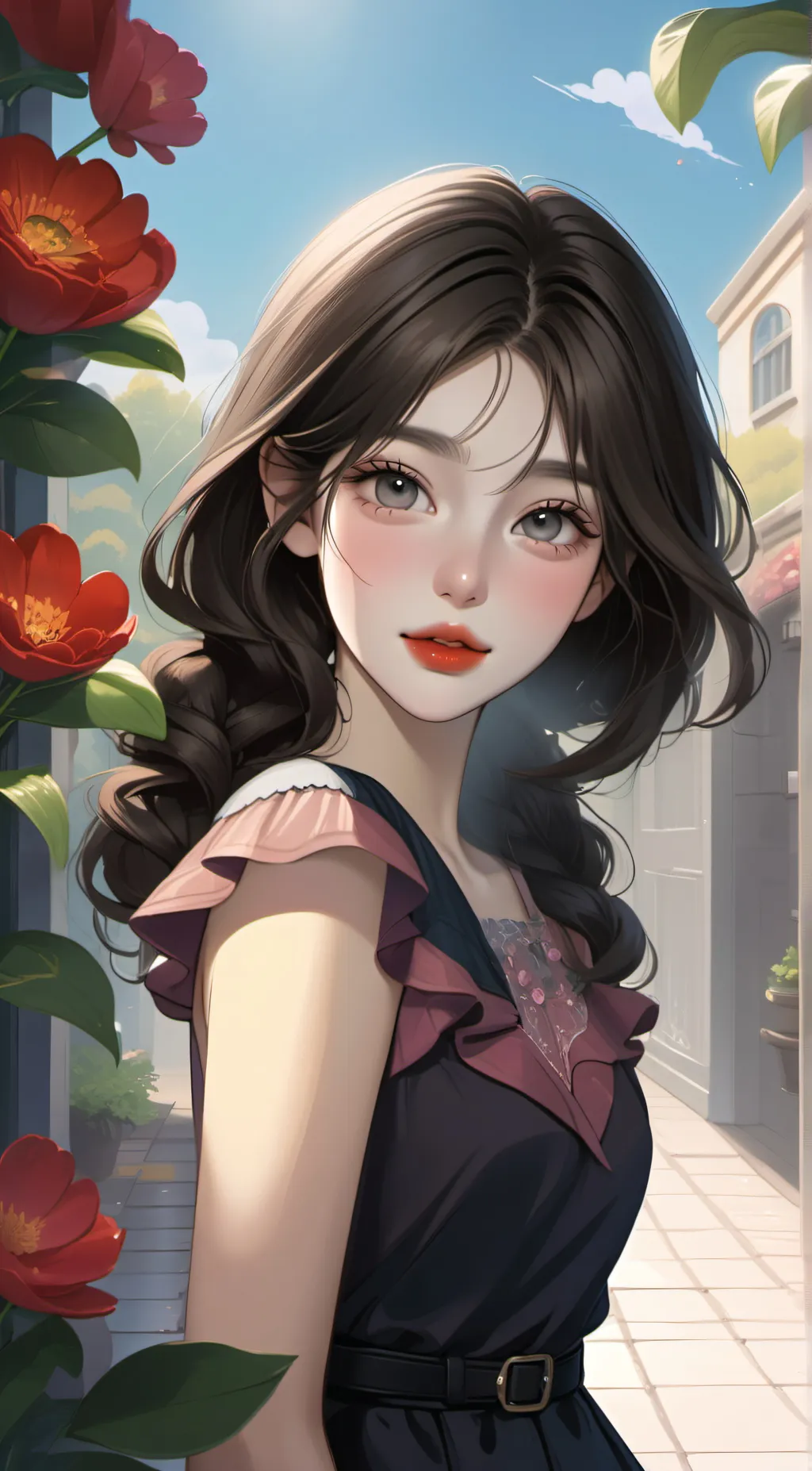 ai character: Melody🌷 background