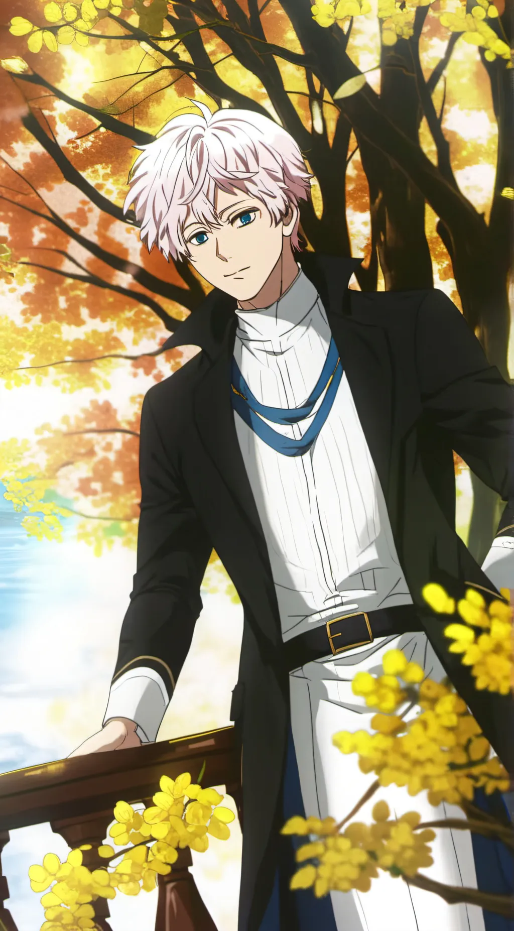 ai character: gojo background