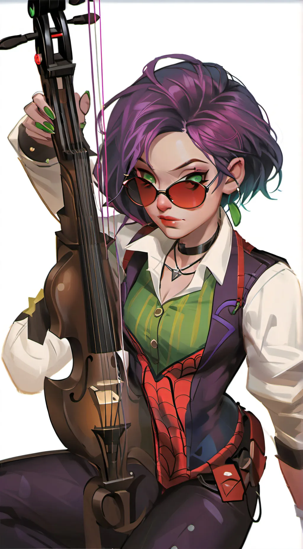 ai character: Spider-Thistle  background