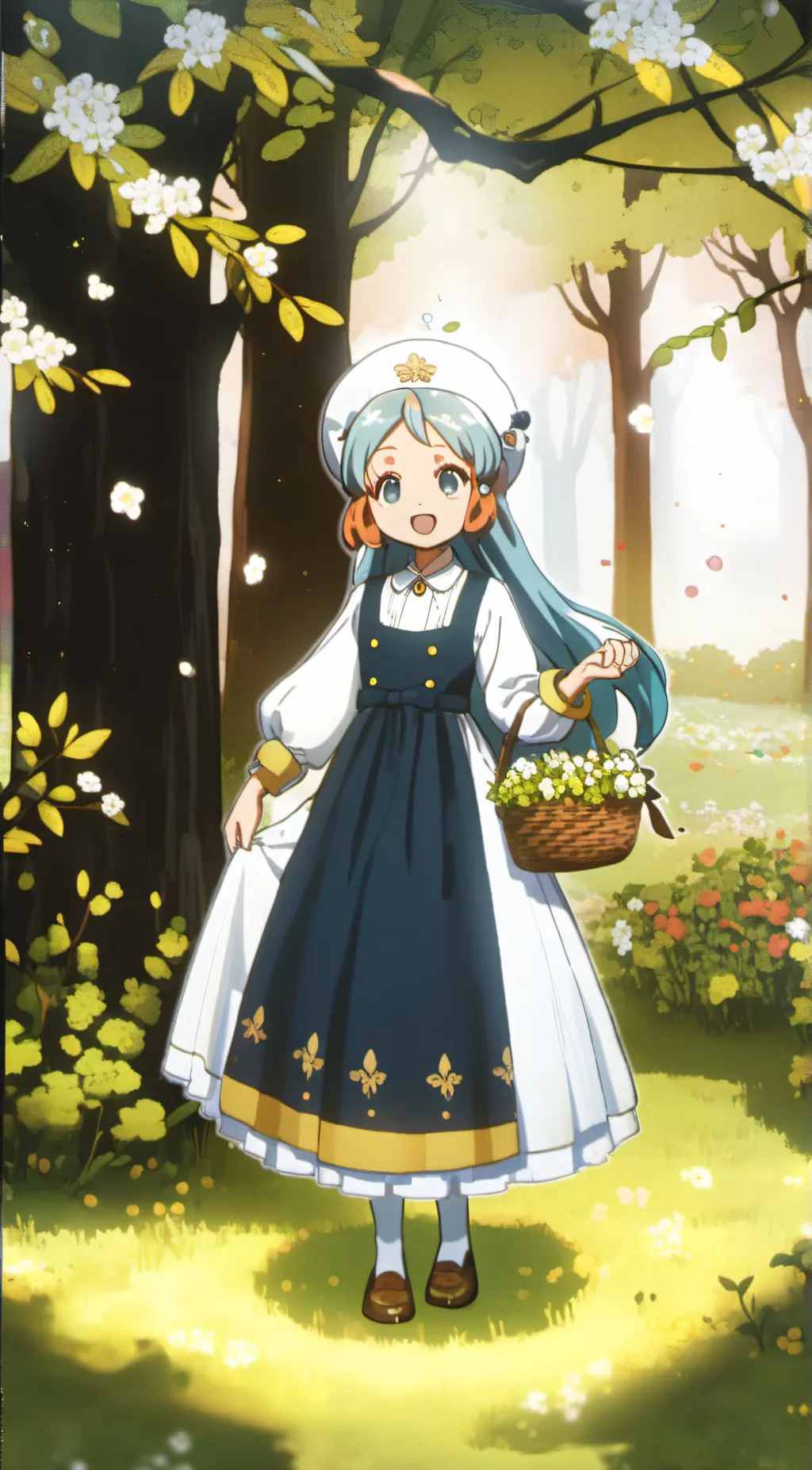 ai character: Sunrise background