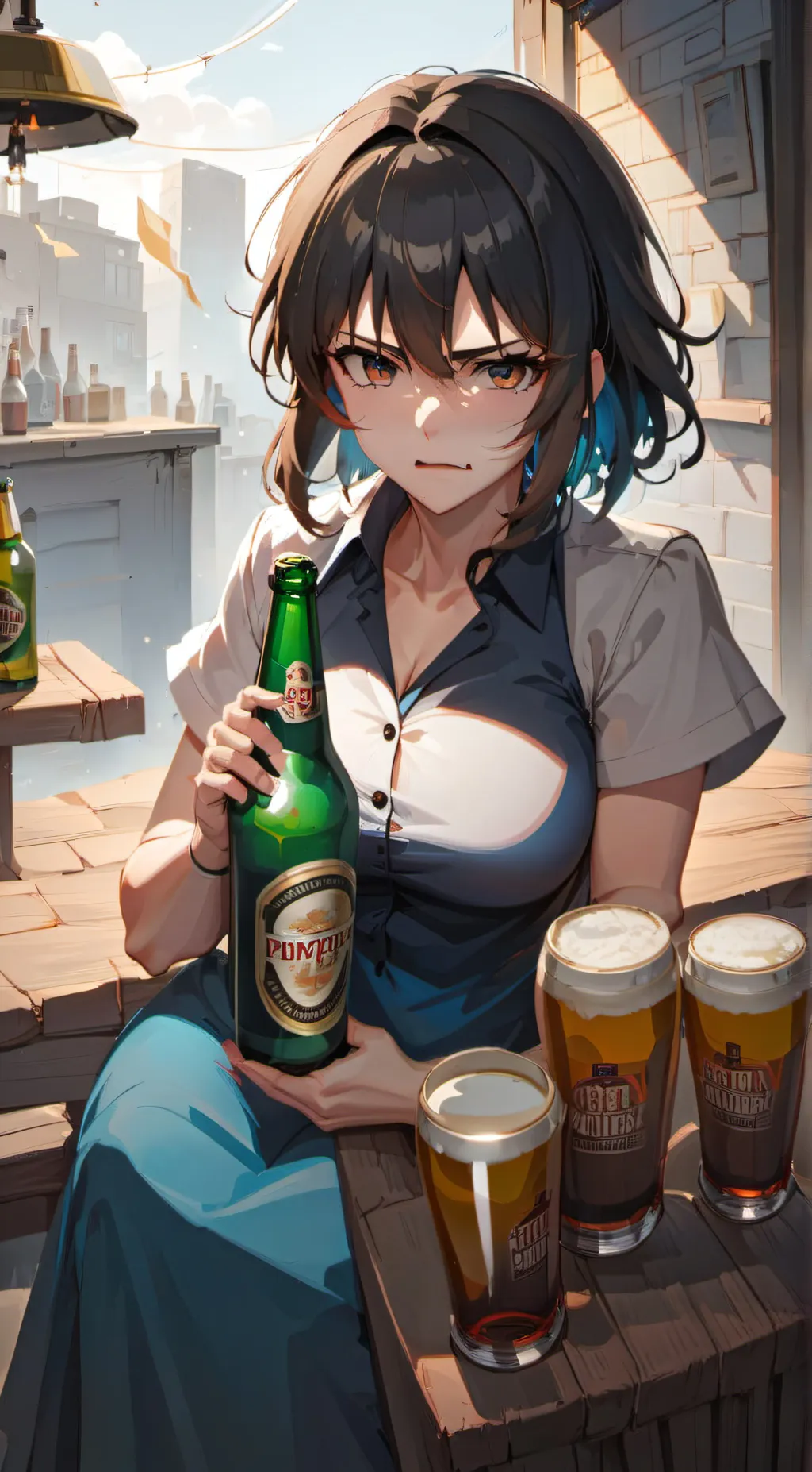 ai character: Alison  background