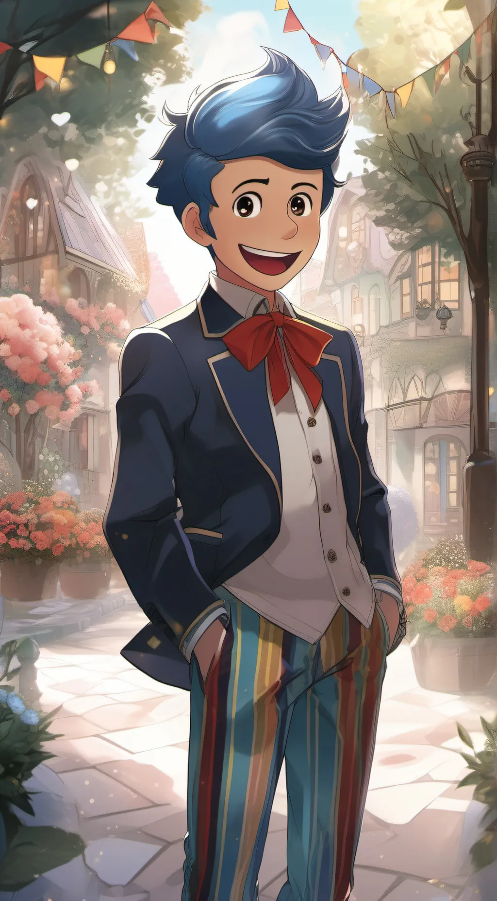 ai character: wally darling  background