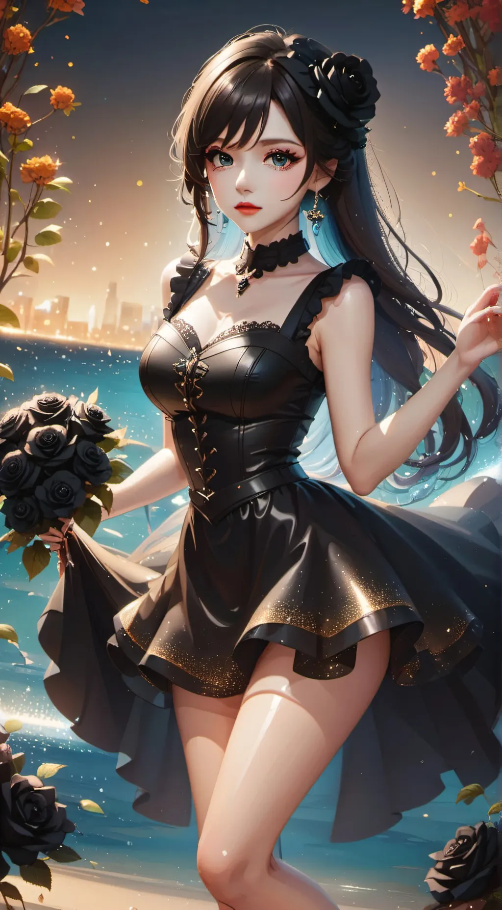 ai character:  lisa  background