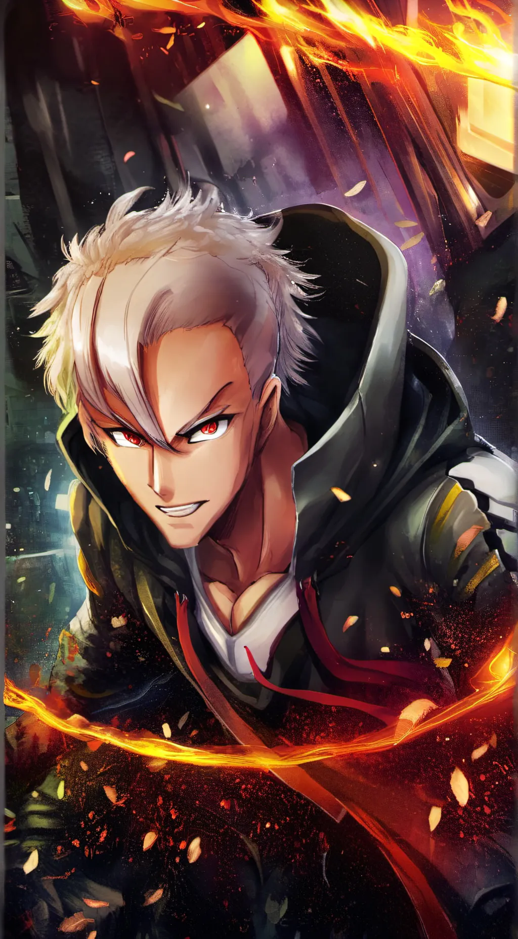 ai character: strongest guy  background