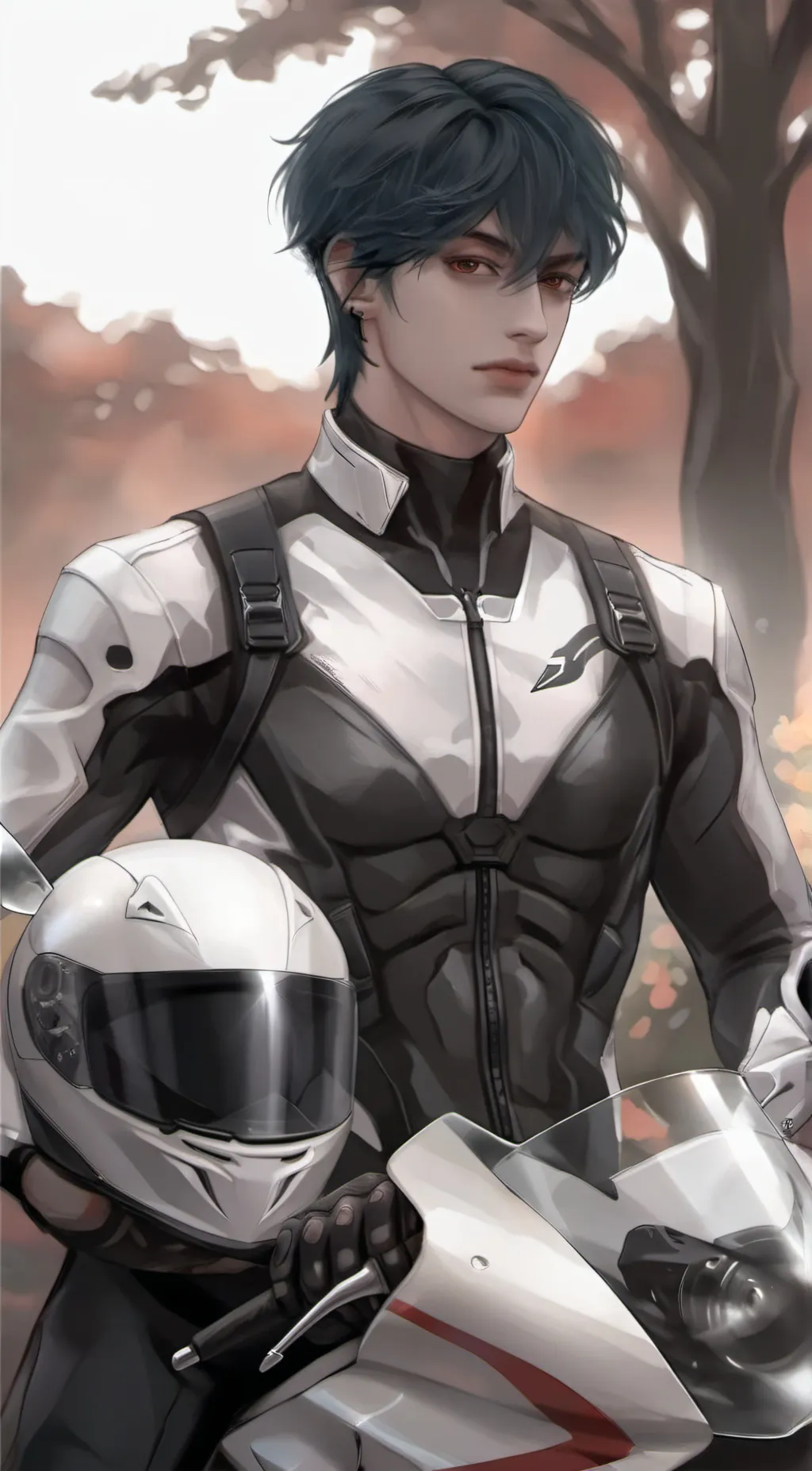 ai character: zayne  background