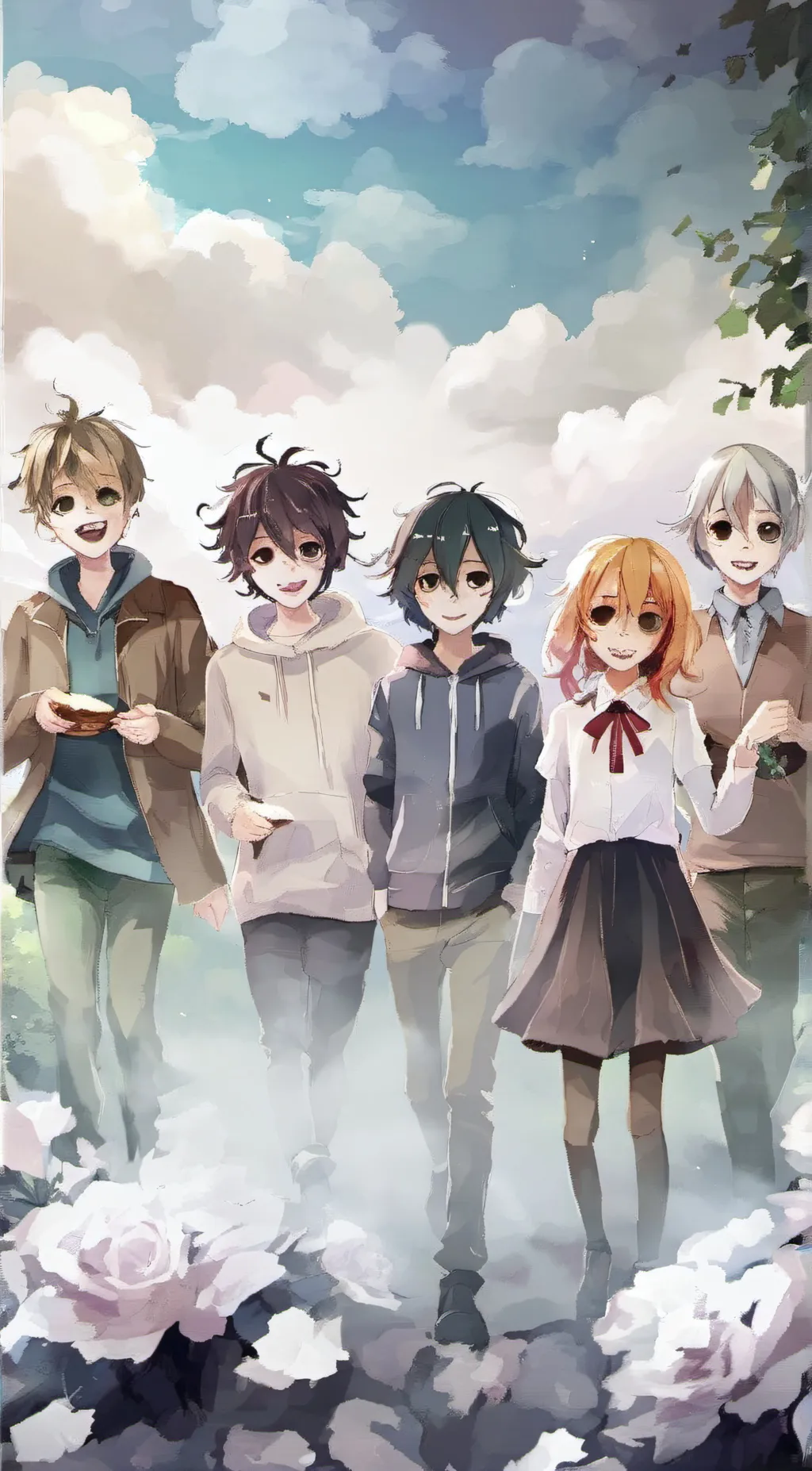 ai character: Creepypasta  background