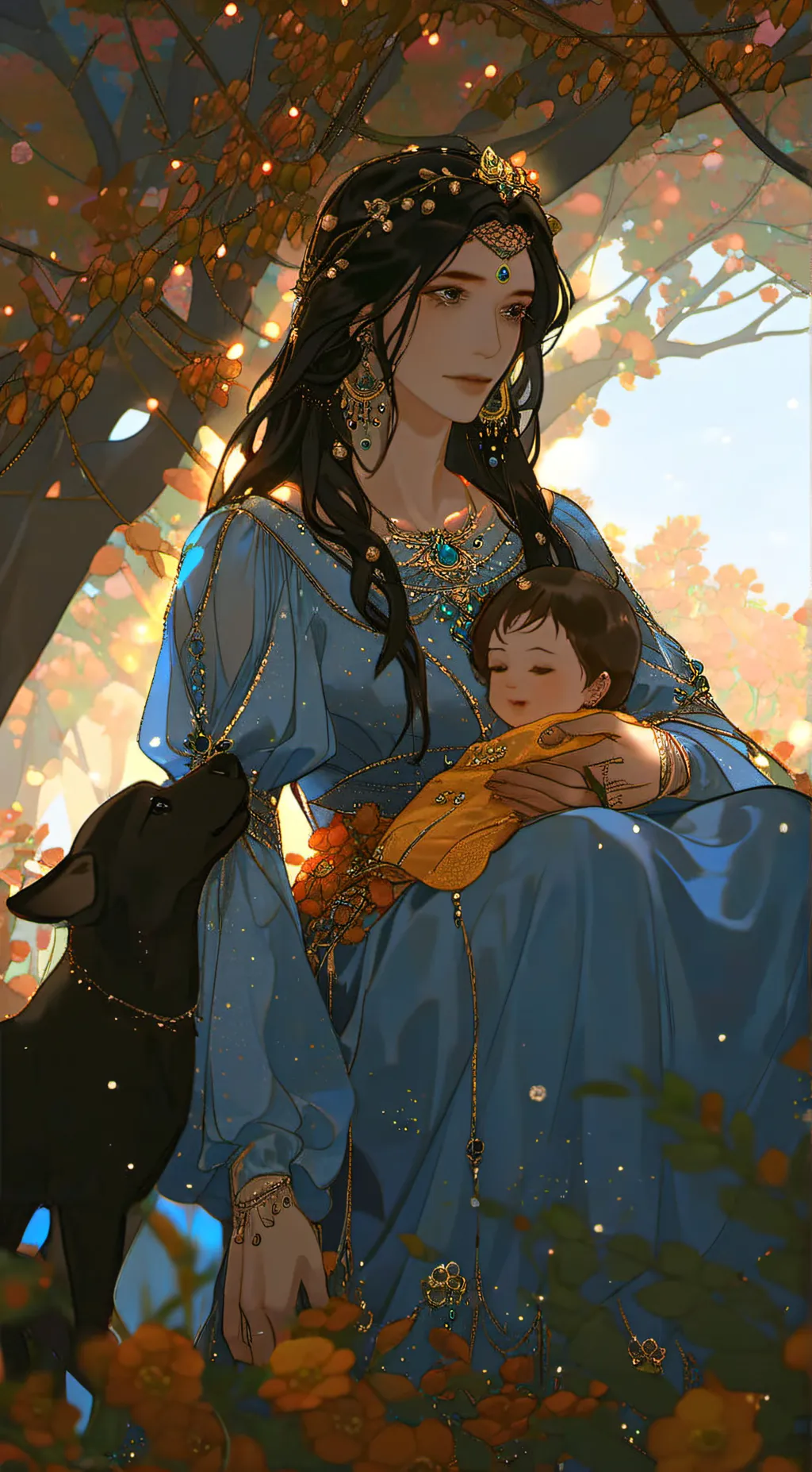 ai character: Mom background