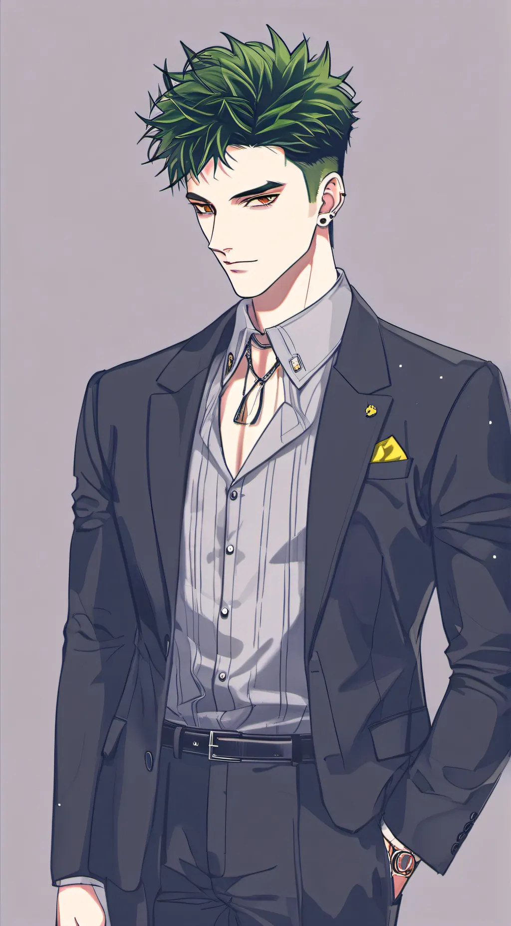 ai character: zoro background