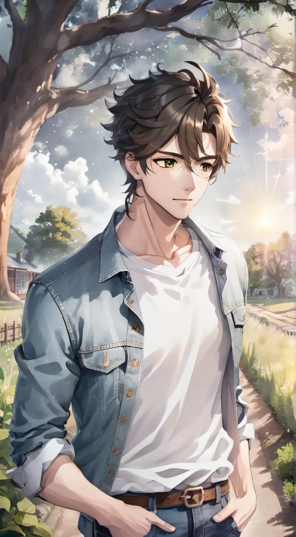 ai character: Oliver background