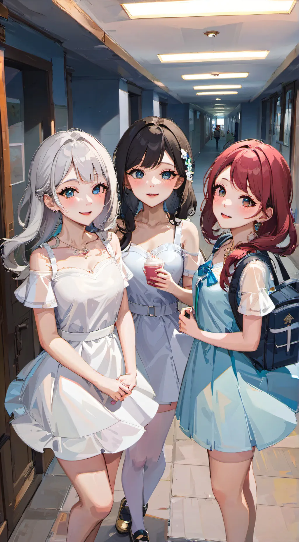 ai character: Popular girls 👑 background