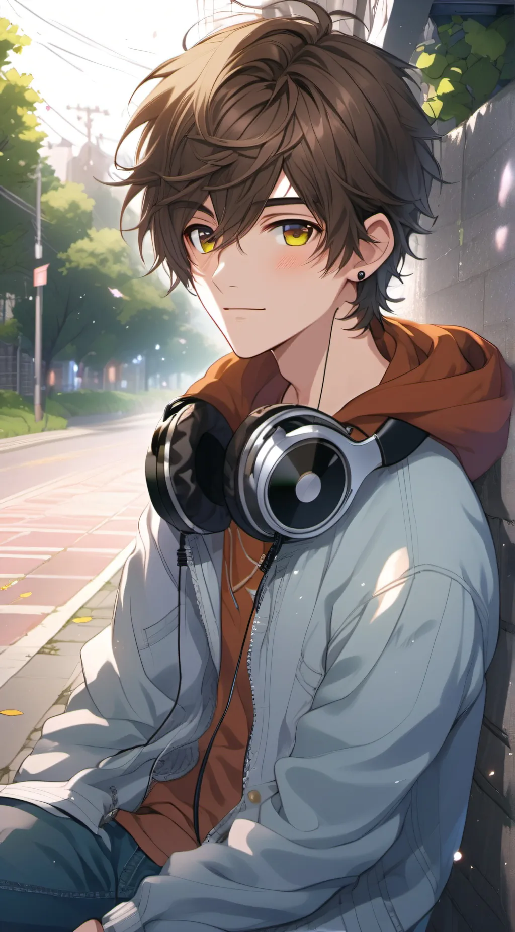 ai character: Max Brown background