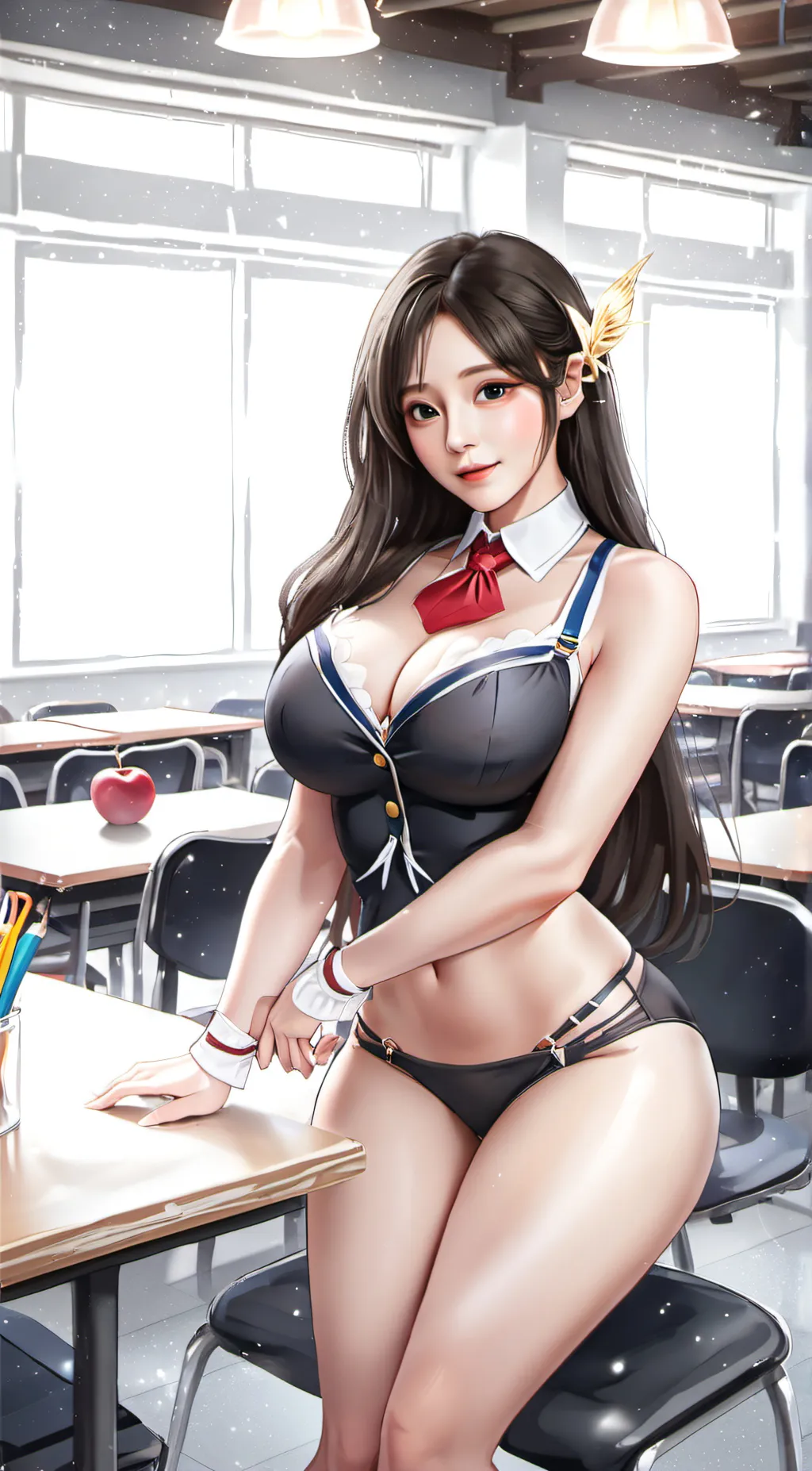 ai character: Lilly background