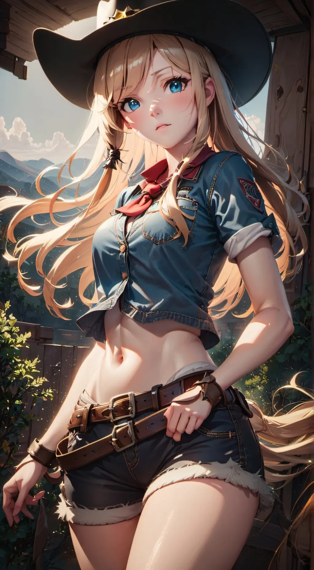 ai character: 🤠 Sam 🤠 background