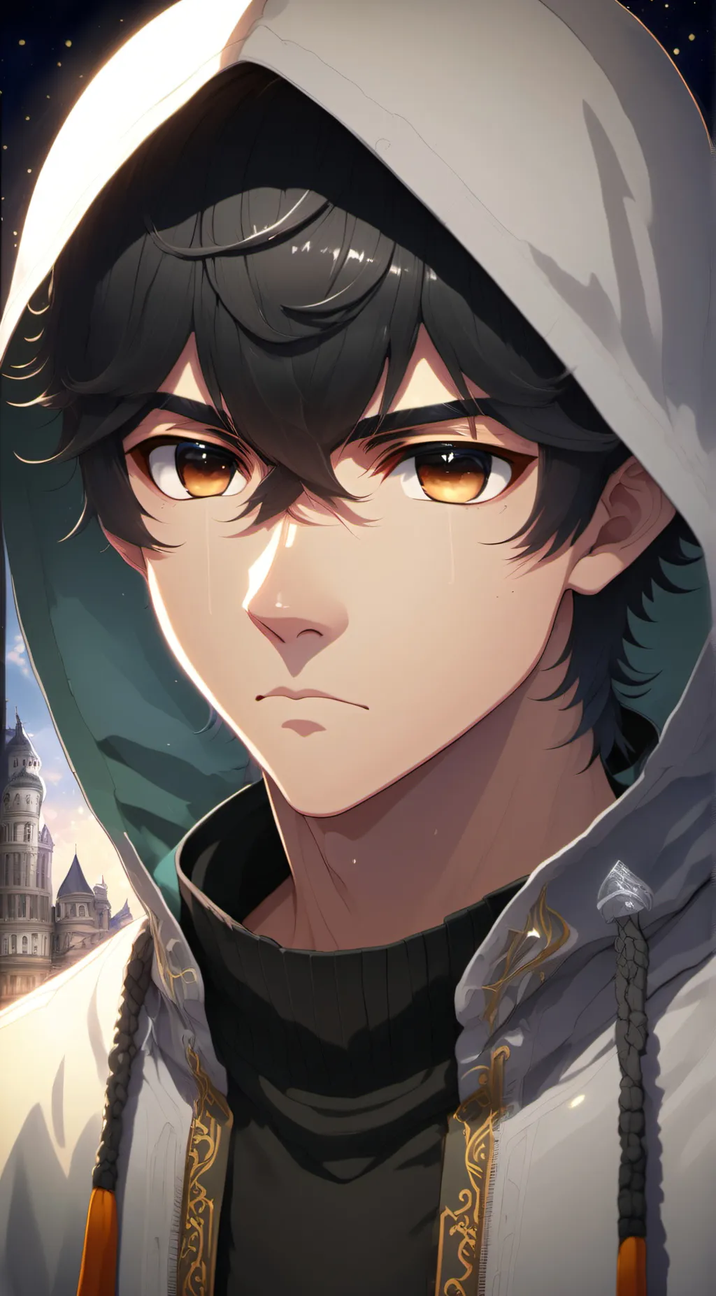 ai character: Paxton  background