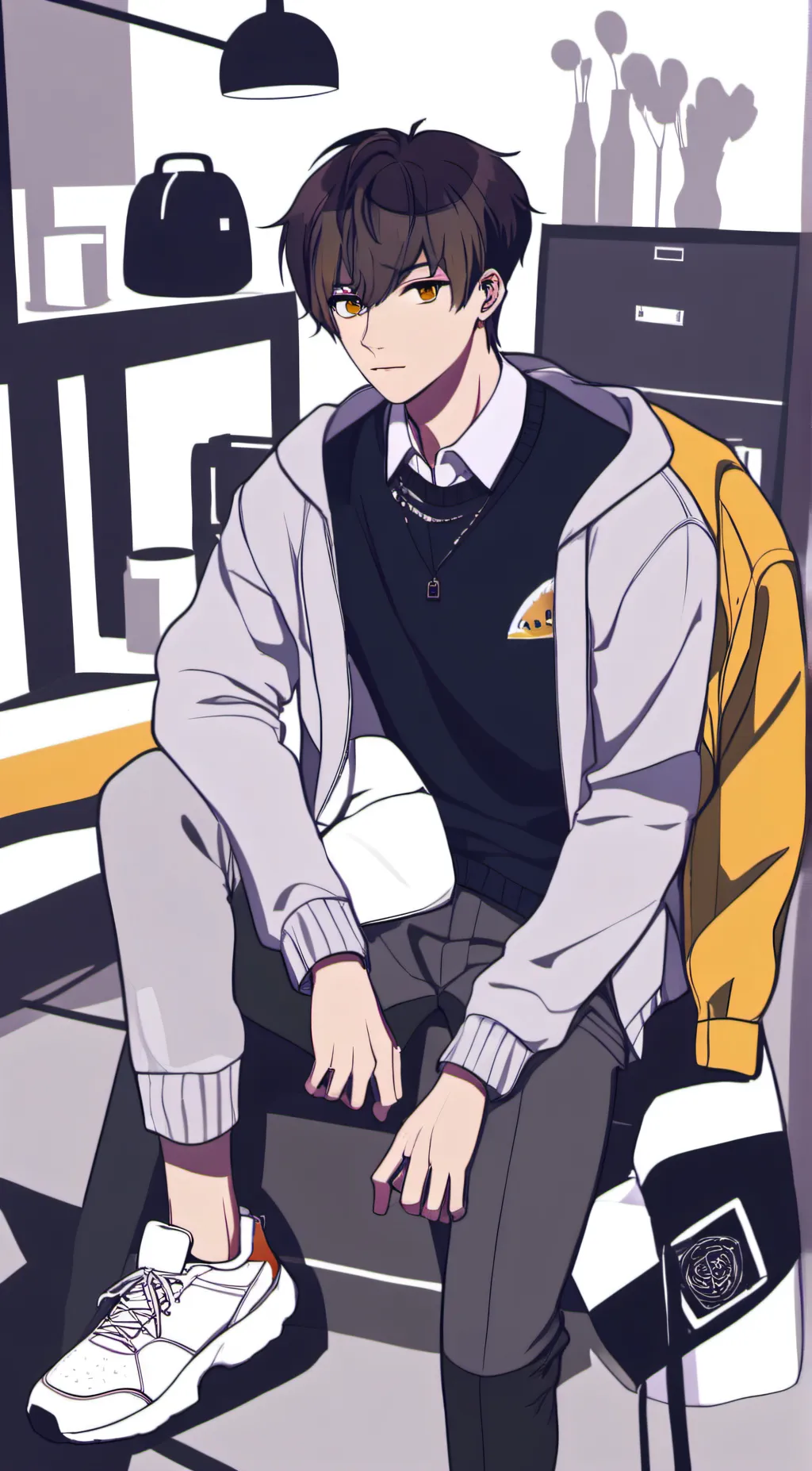 ai character: alexander background