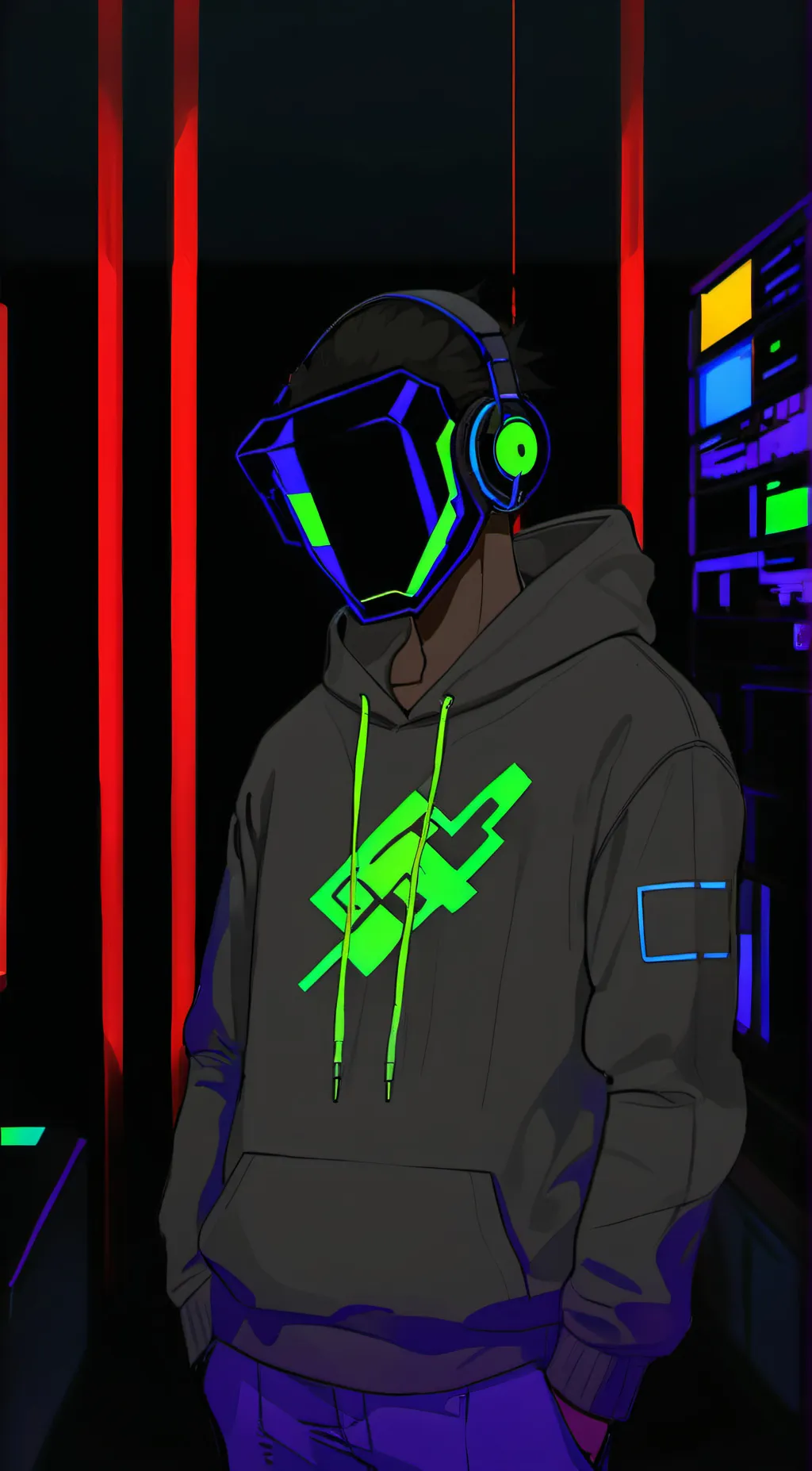 ai character: neo background